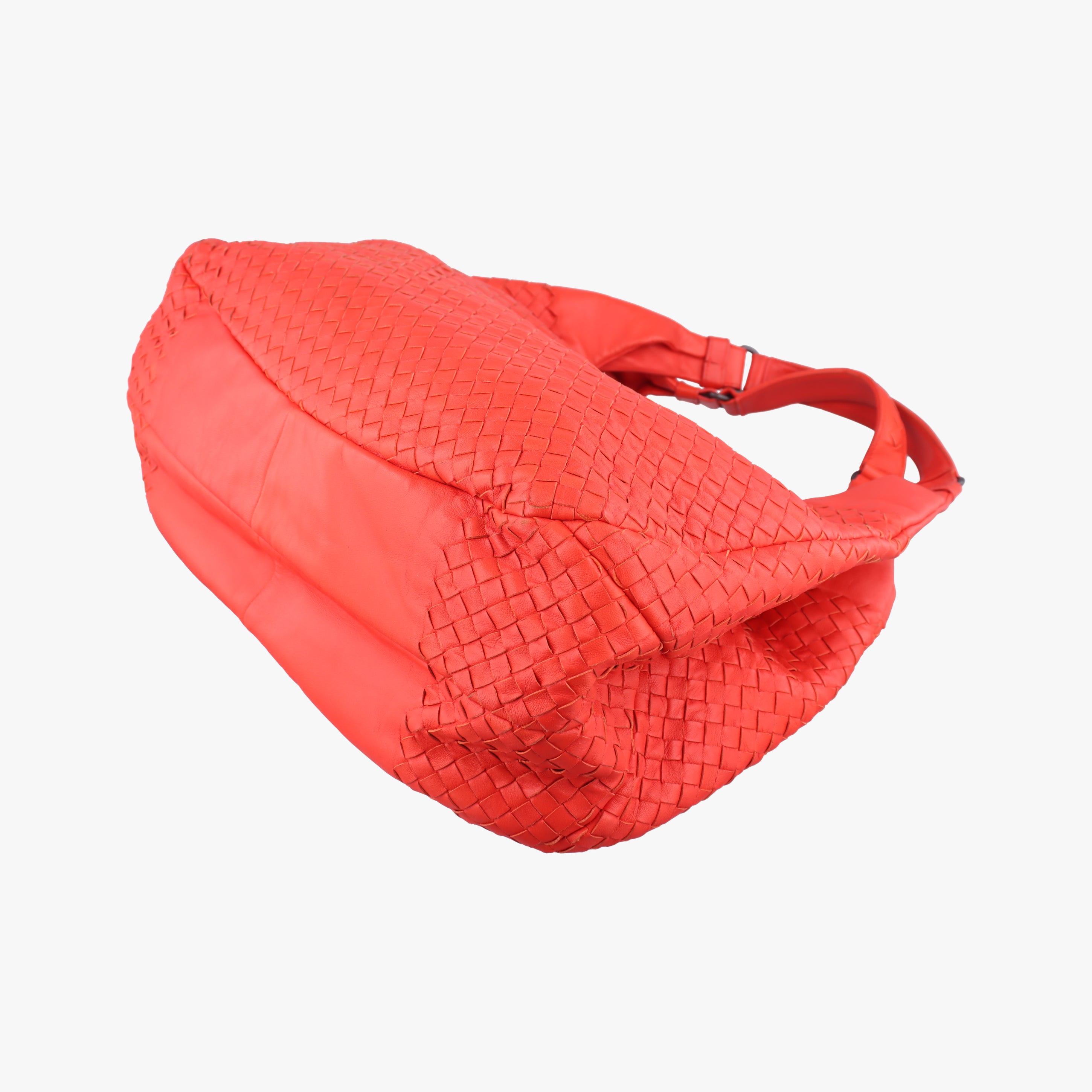 CAMPANA Intrecciato Red lambskin B00011797Tカンパーナ イントレチャート レッド ラムスキン B00011797T