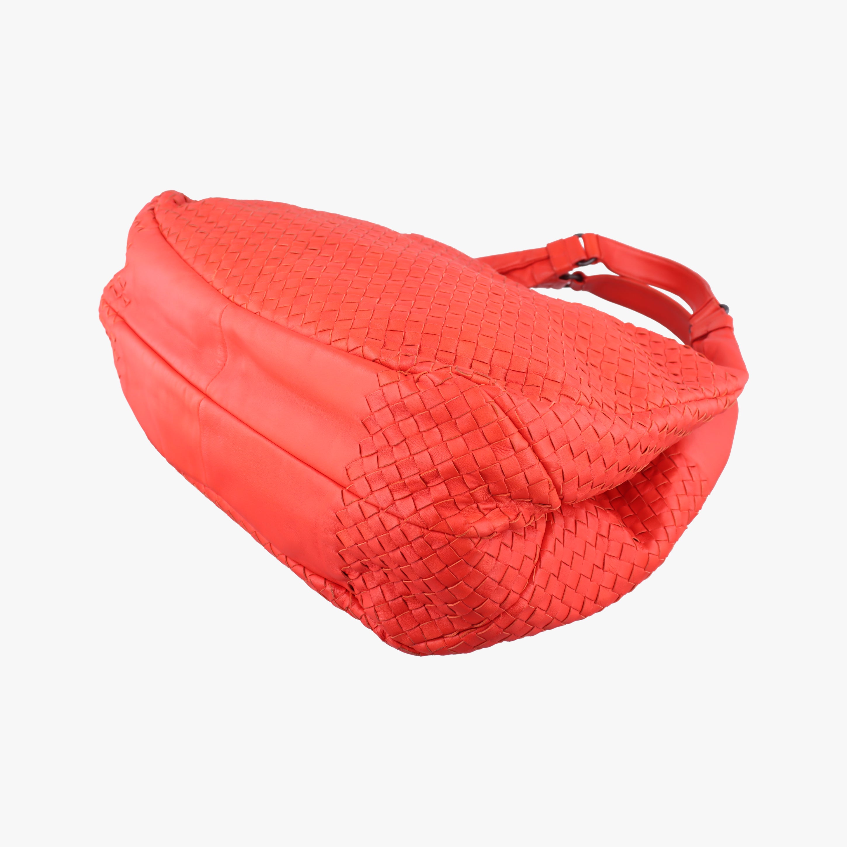 CAMPANA Intrecciato Red lambskin B00011797Tカンパーナ イントレチャート レッド ラムスキン B00011797T