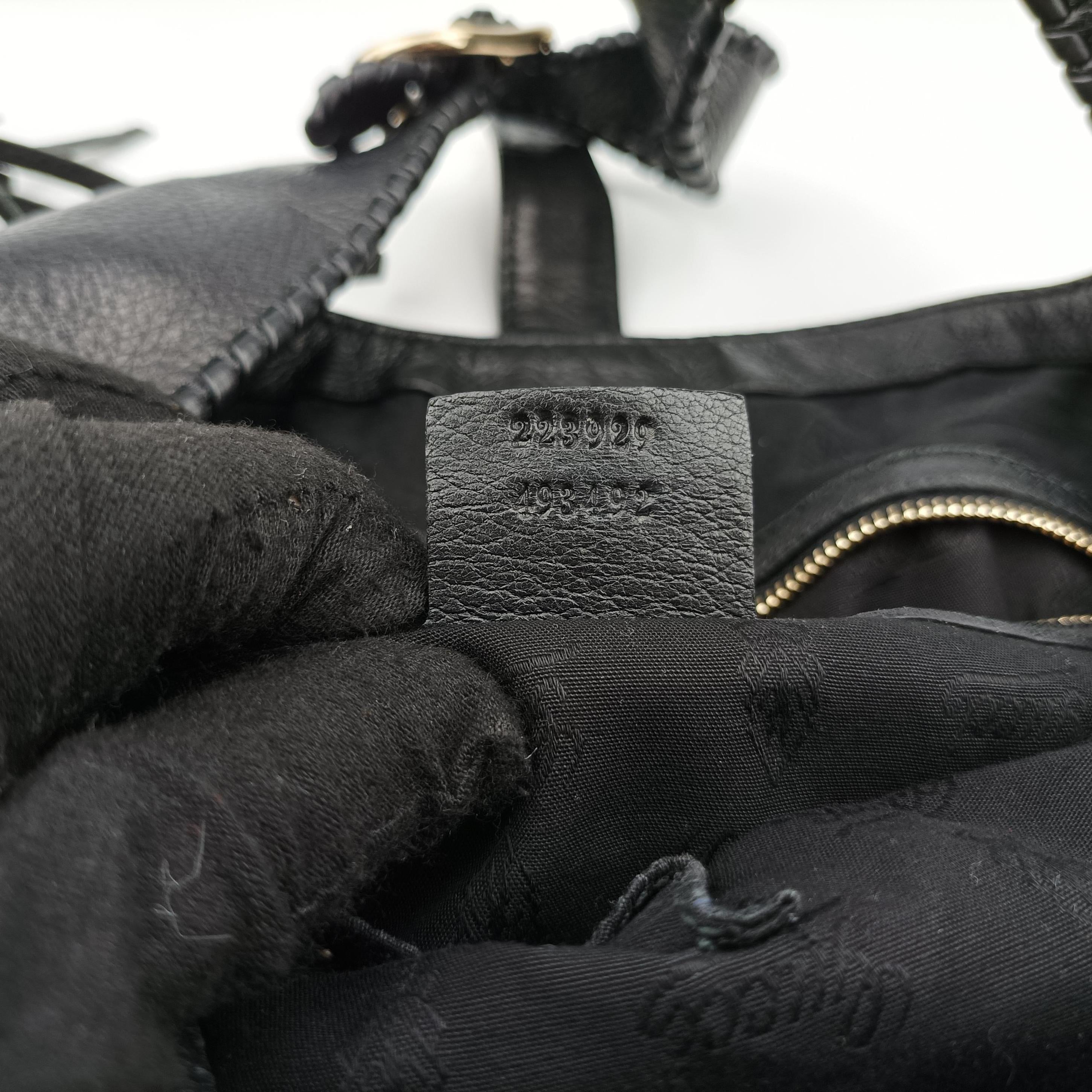 New Jackie Black Leather 223929 I7003491ニュージャッキー ブラック レザー 223929 I7003491