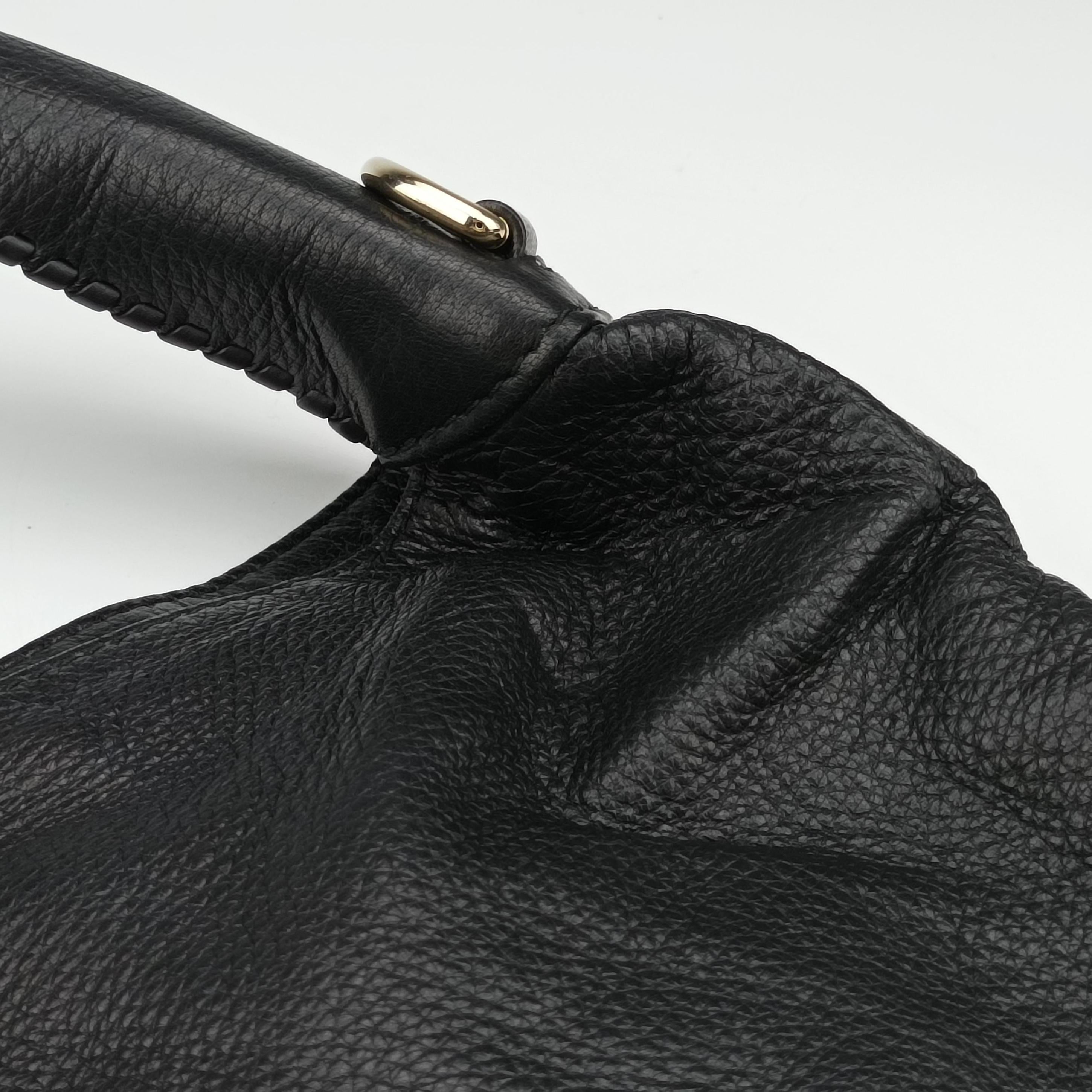 New Jackie Black Leather 223929 I7003491ニュージャッキー ブラック レザー 223929 I7003491