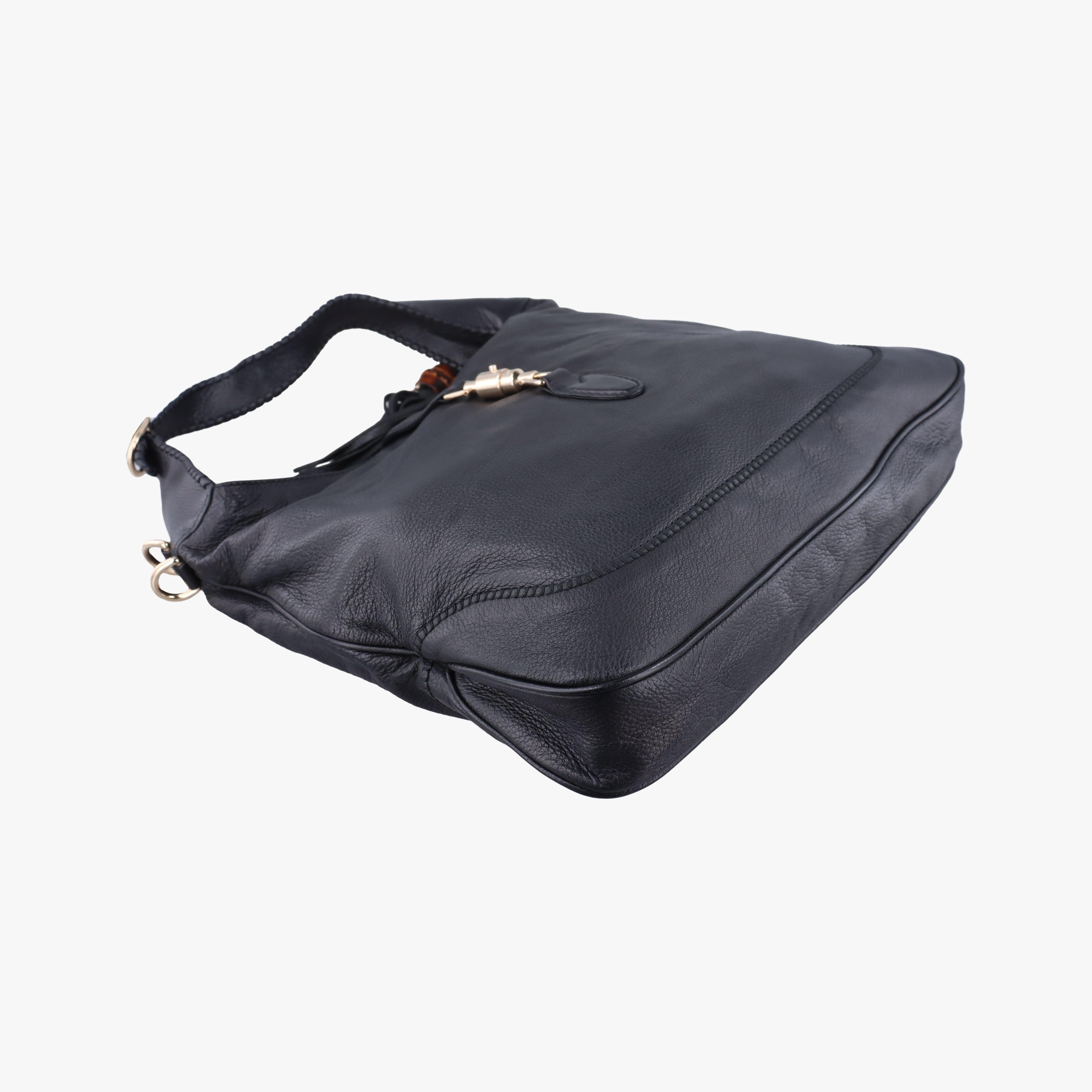 New Jackie Black Leather 223929 I7003491ニュージャッキー ブラック レザー 223929 I7003491