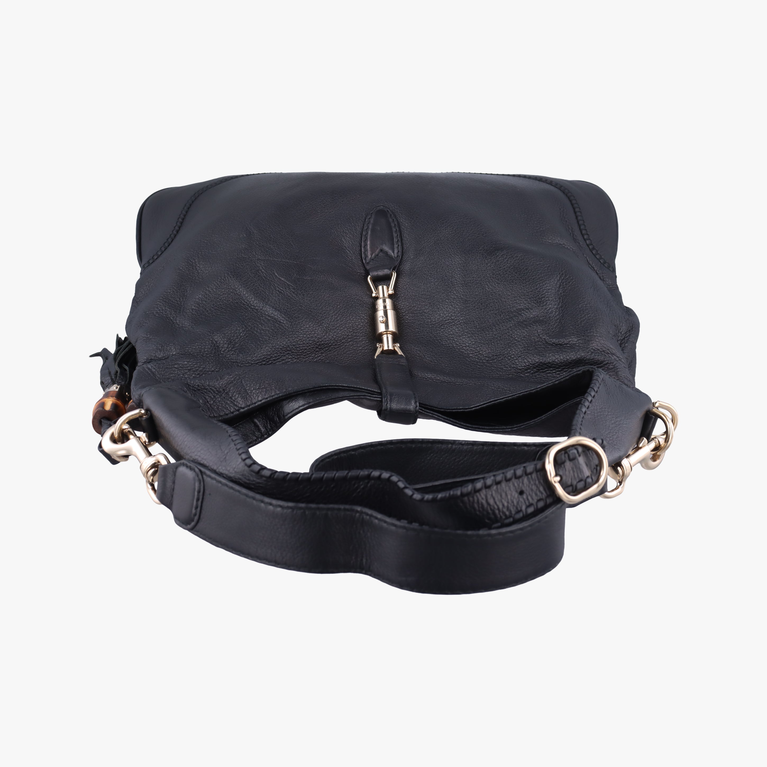 New Jackie Black Leather 223929 I7003491ニュージャッキー ブラック レザー 223929 I7003491