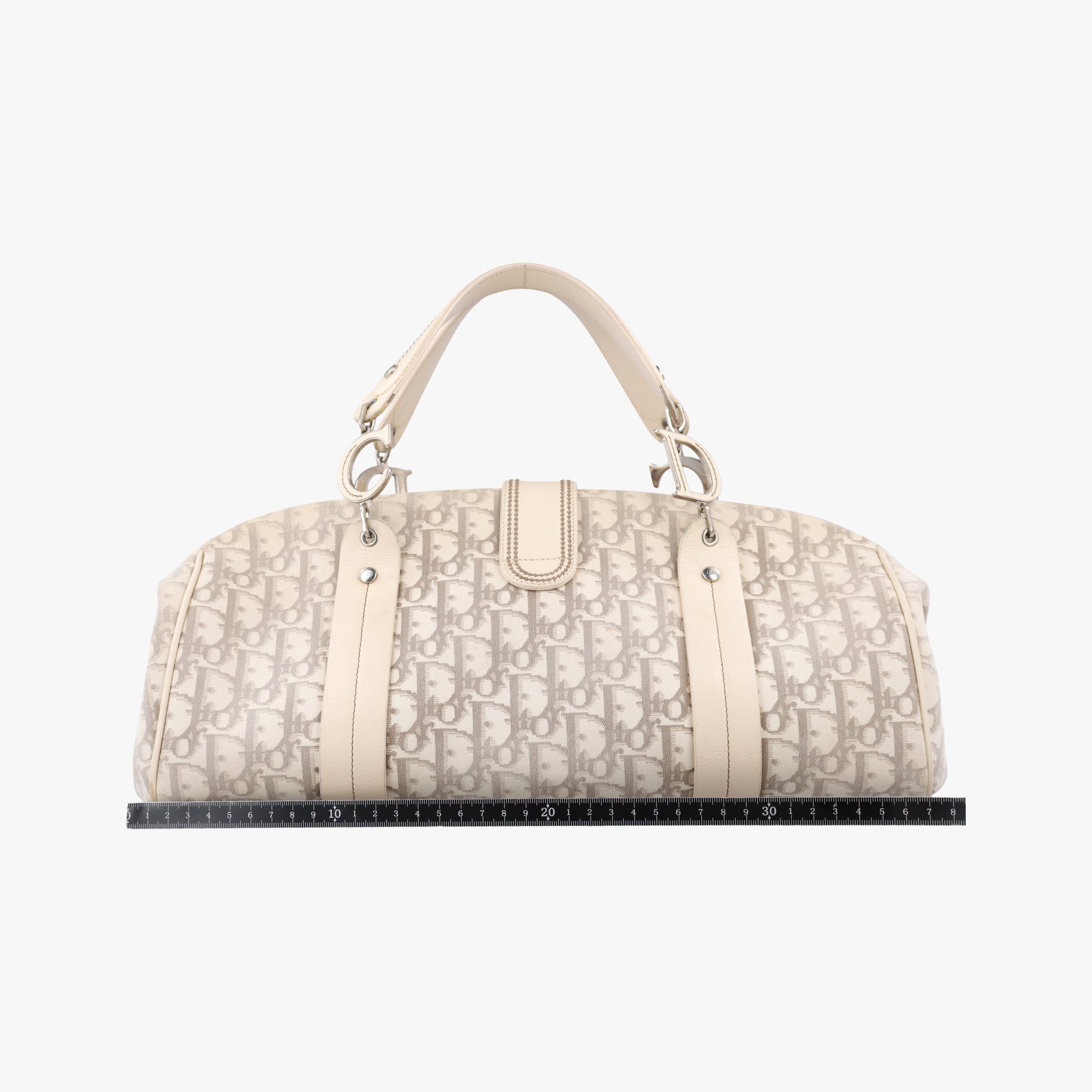 Oblique Floral Trotter White x Beige x Multicolor Canvas × Leather 96-BM-0025オブリークフローラルトロッター ホワイト×ベージュ×マルチカラー キャンバス×レザー 96-BM-0025