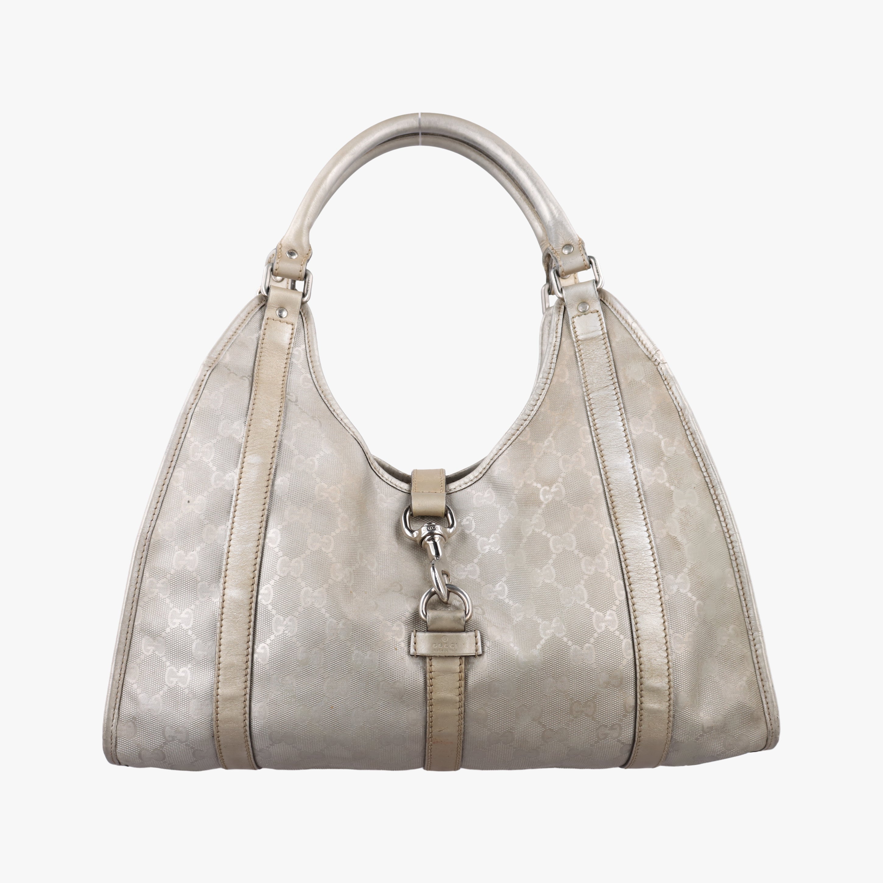 Jackie Silver PVC coated canvas 203494 Lot number unknownジャッキー シルバー PVCコーティングキャンバス 203494 製番不明