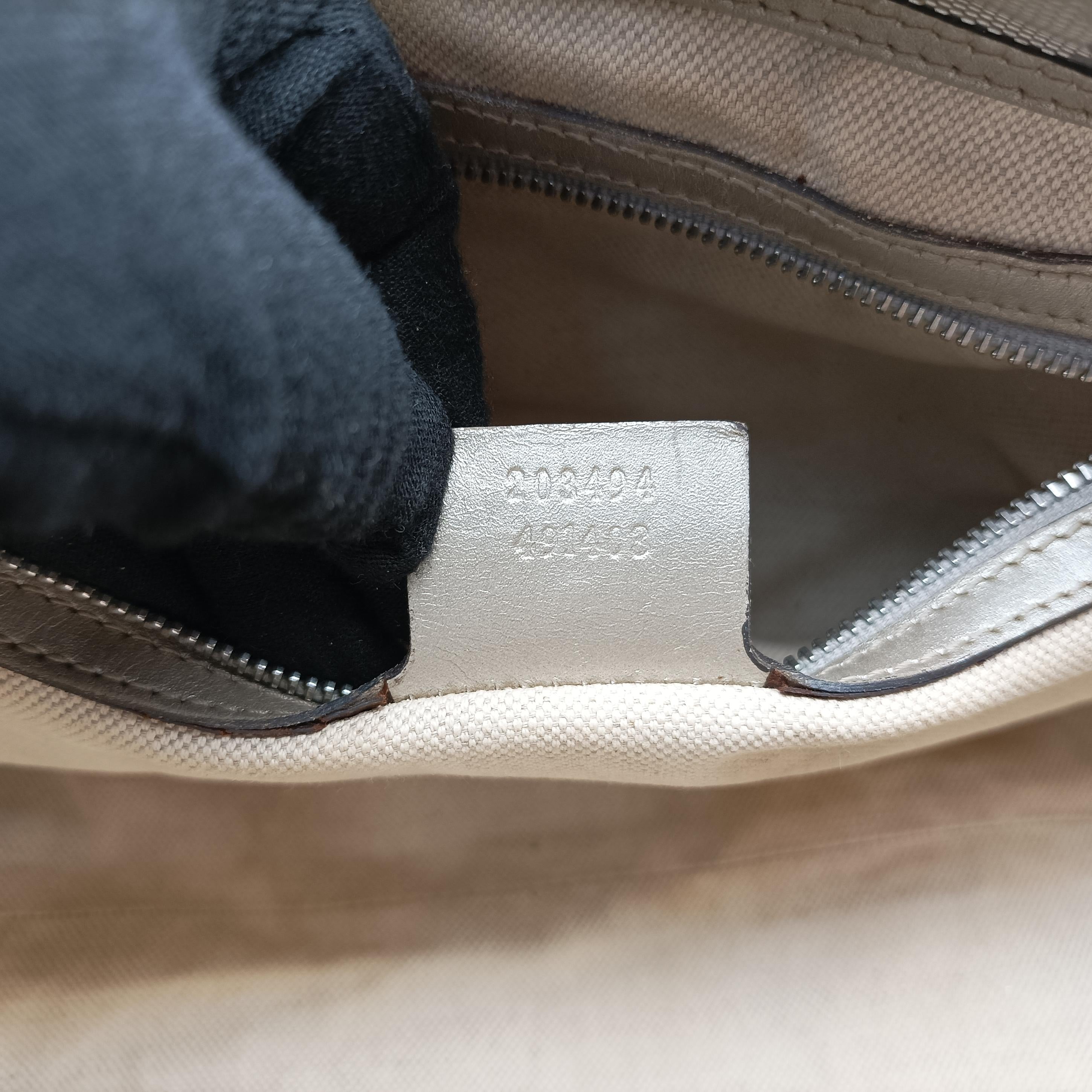 Jackie Silver PVC coated canvas 203494 Lot number unknownジャッキー シルバー PVCコーティングキャンバス 203494 製番不明