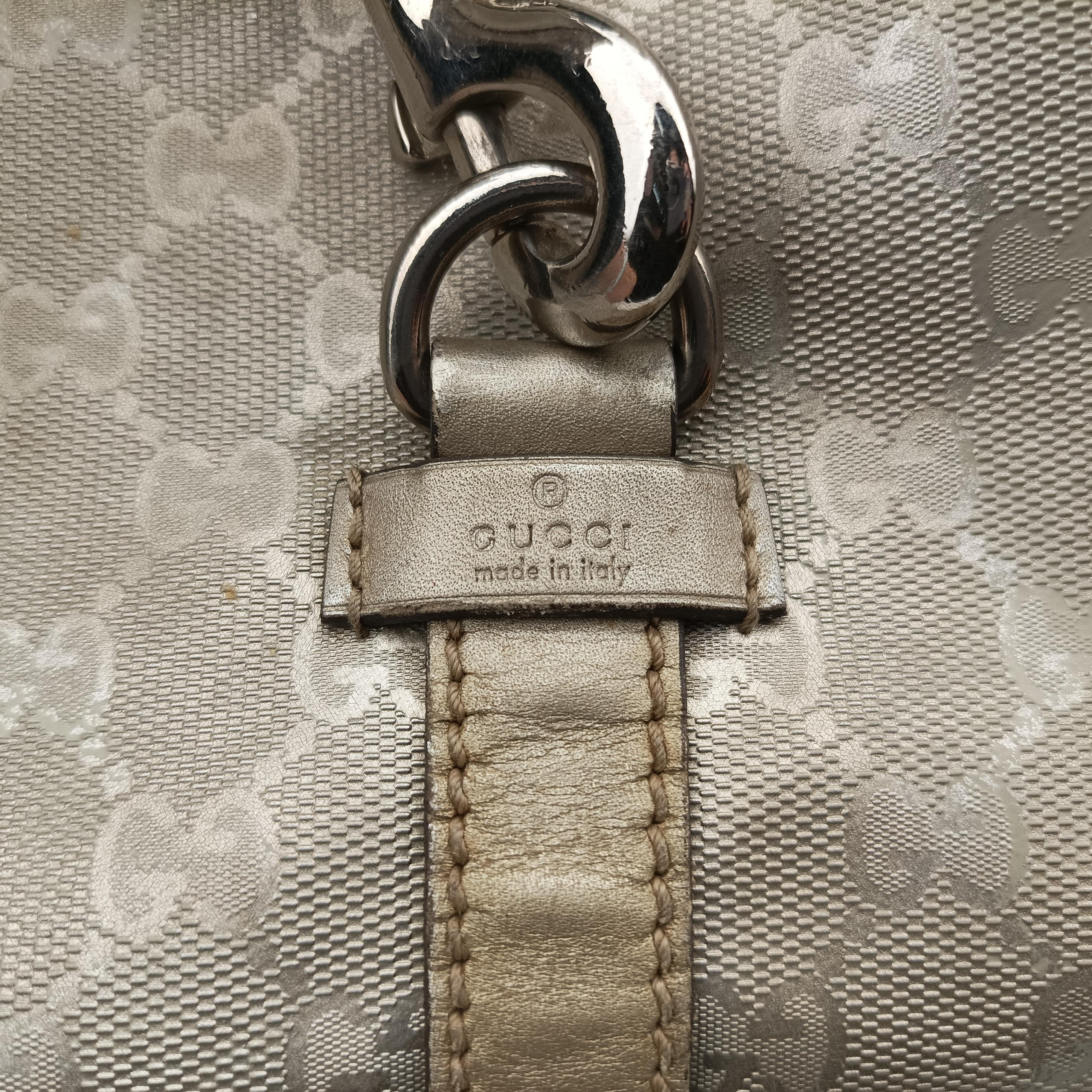 Jackie Silver PVC coated canvas 203494 Lot number unknownジャッキー シルバー PVCコーティングキャンバス 203494 製番不明