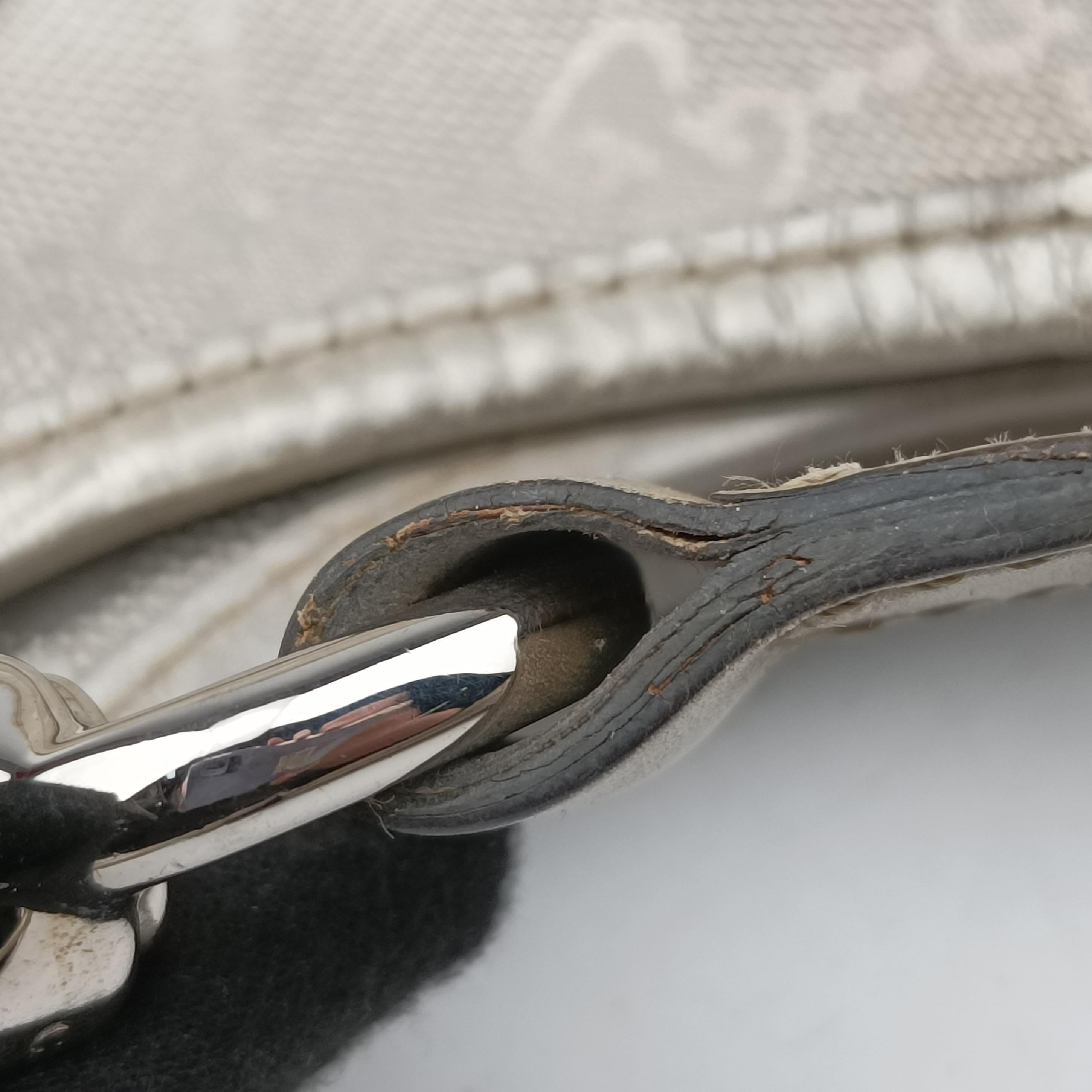 Jackie Silver PVC coated canvas 203494 Lot number unknownジャッキー シルバー PVCコーティングキャンバス 203494 製番不明