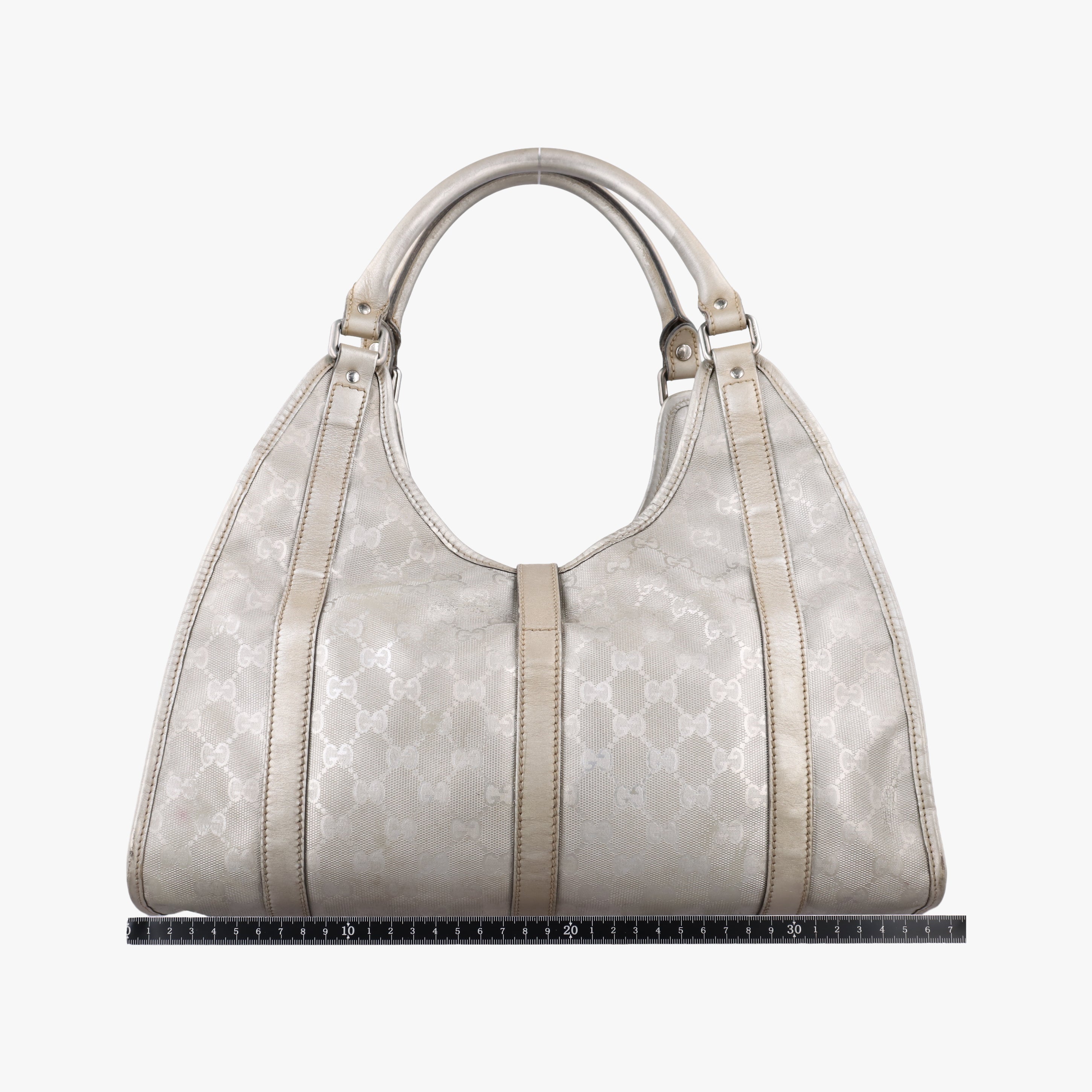 Jackie Silver PVC coated canvas 203494 Lot number unknownジャッキー シルバー PVCコーティングキャンバス 203494 製番不明