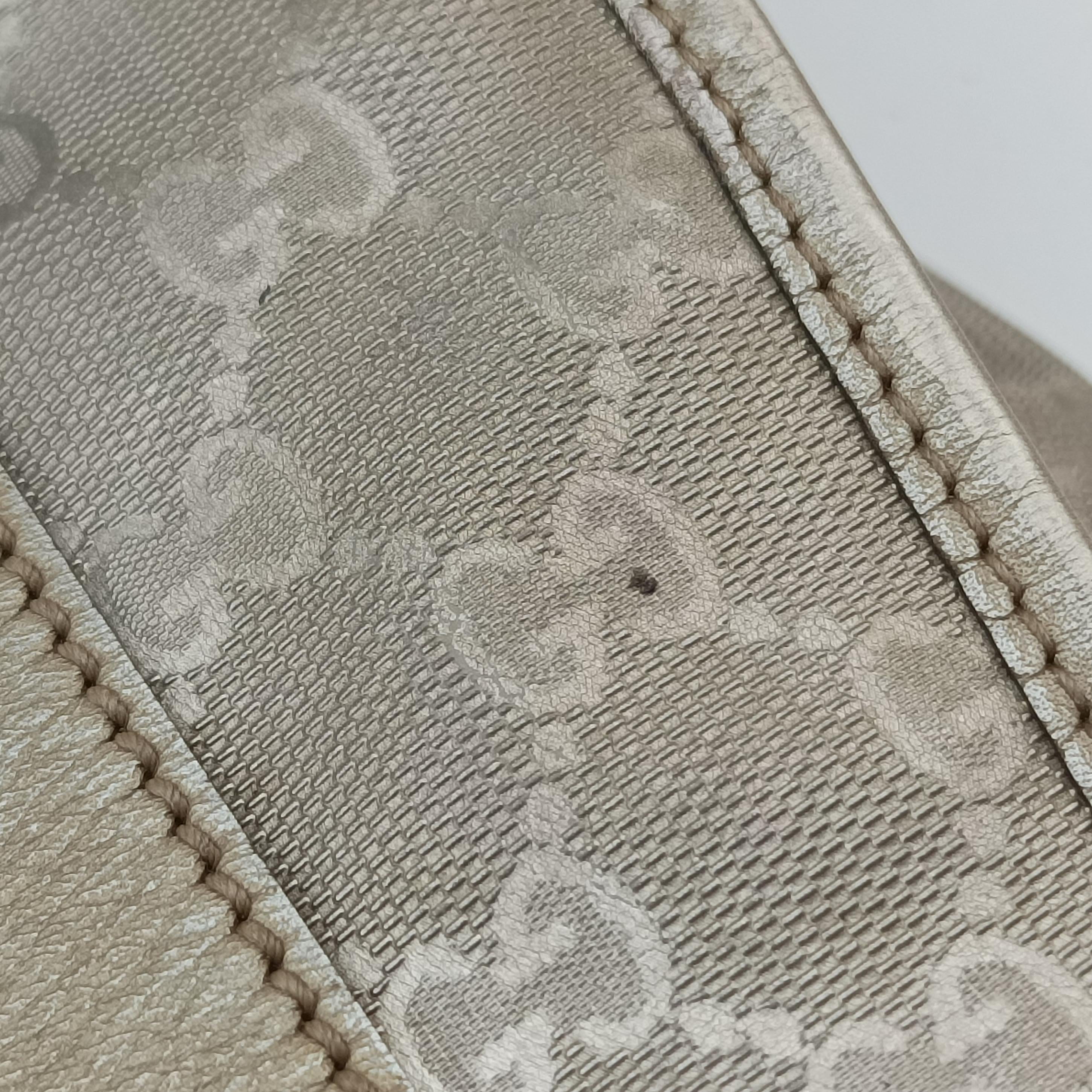 Jackie Silver PVC coated canvas 203494 Lot number unknownジャッキー シルバー PVCコーティングキャンバス 203494 製番不明