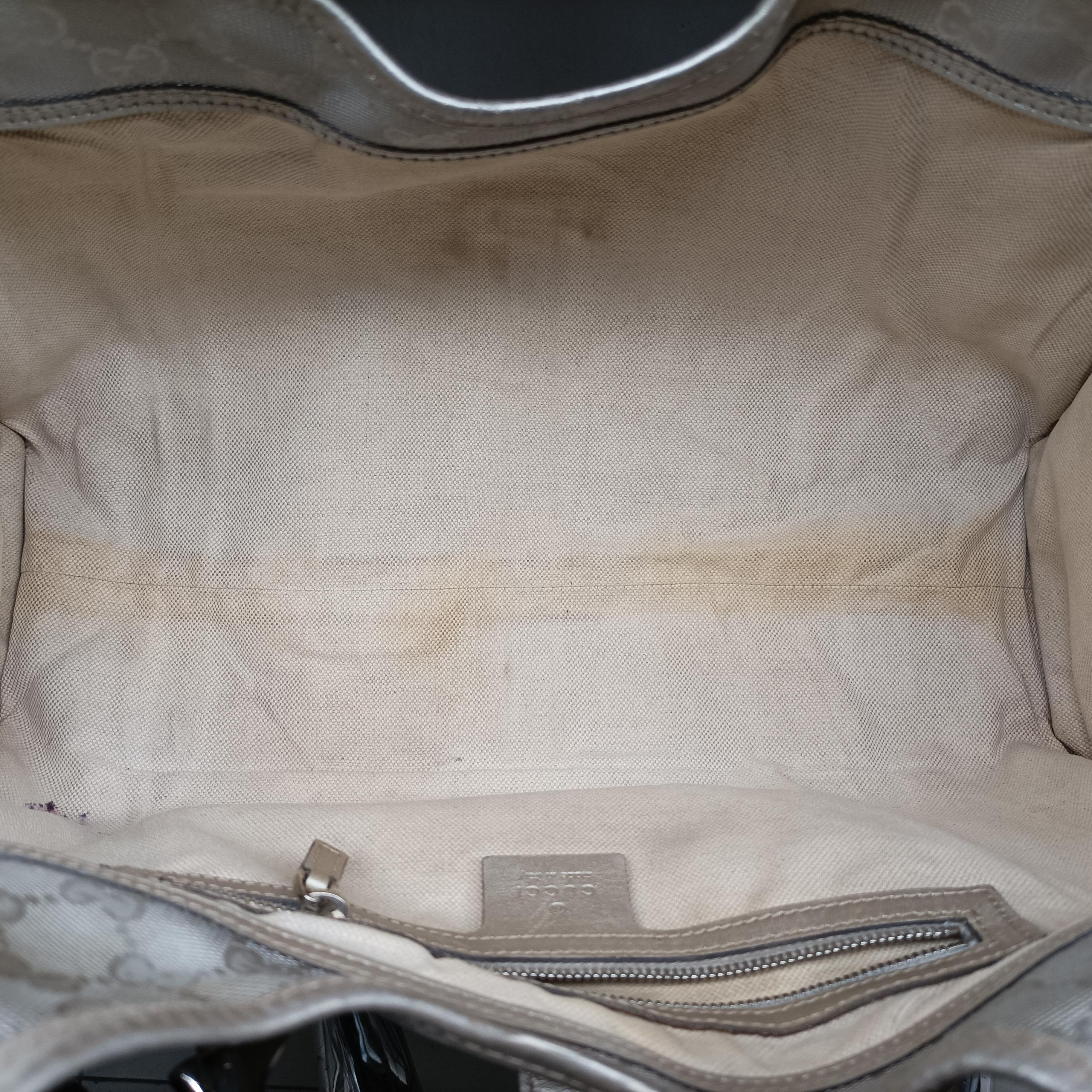 Jackie Silver PVC coated canvas 203494 Lot number unknownジャッキー シルバー PVCコーティングキャンバス 203494 製番不明