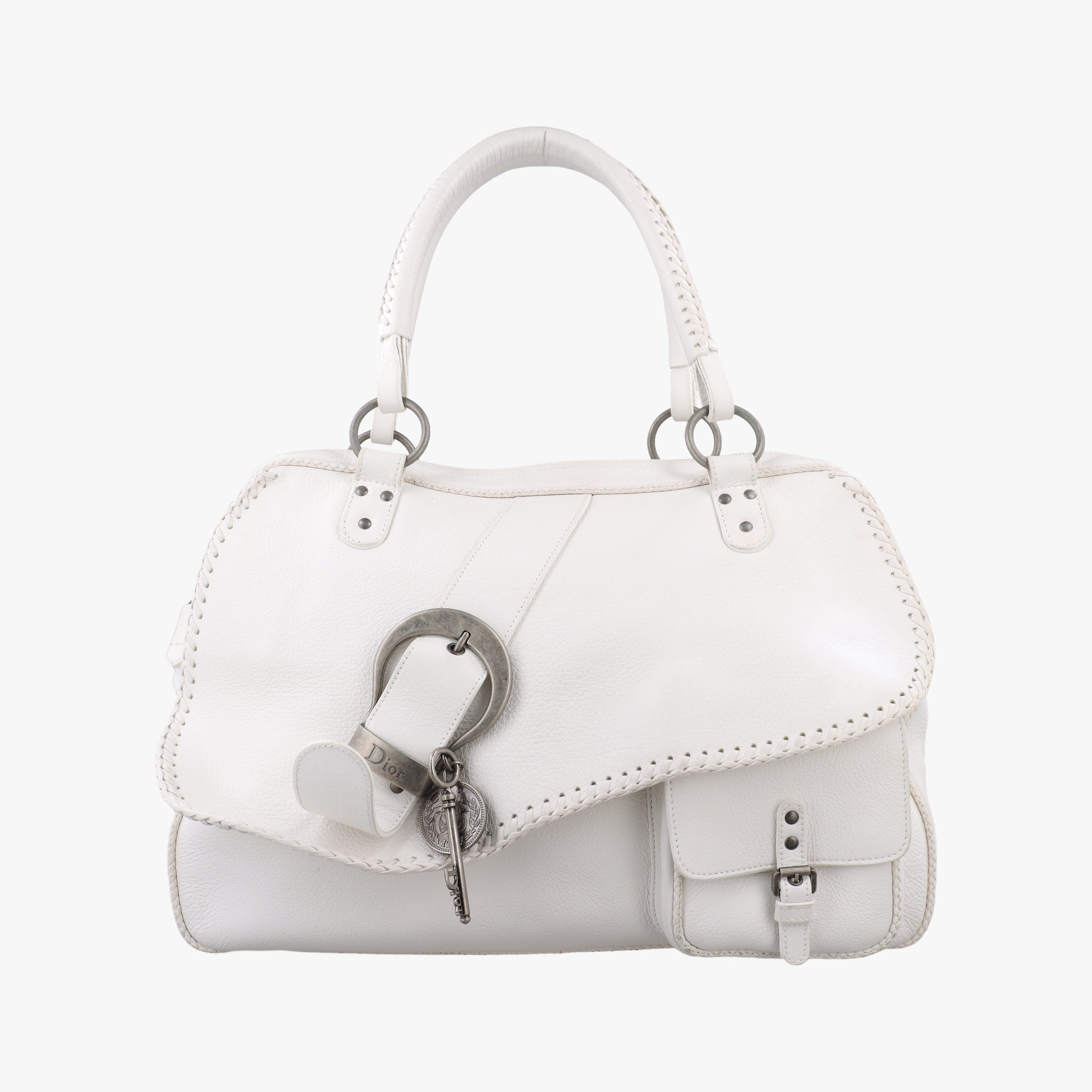 Gaucho White leather 01-RU-0037ガウチョ ホワイト レザー 01-RU-0037