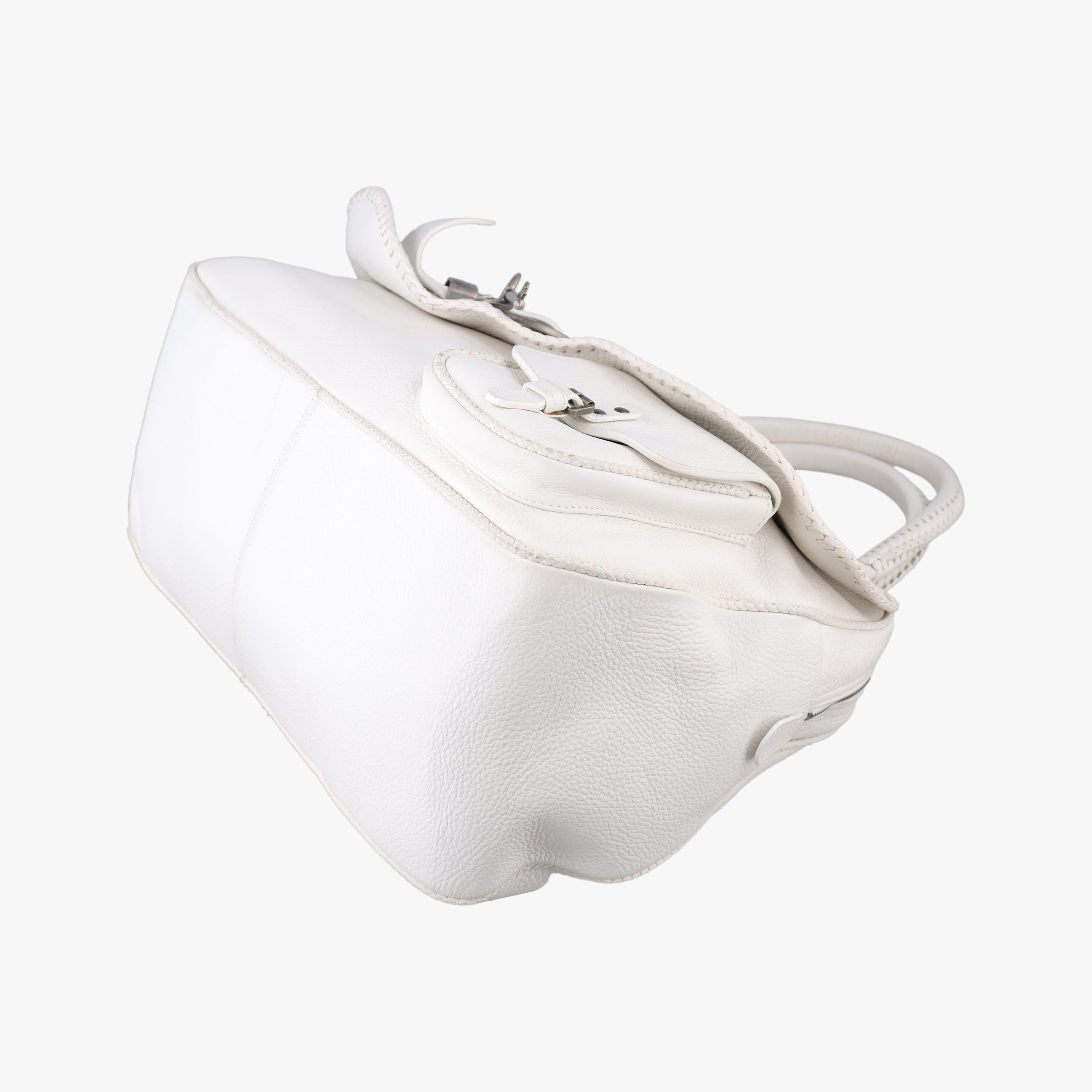 Gaucho White leather 01-RU-0037ガウチョ ホワイト レザー 01-RU-0037