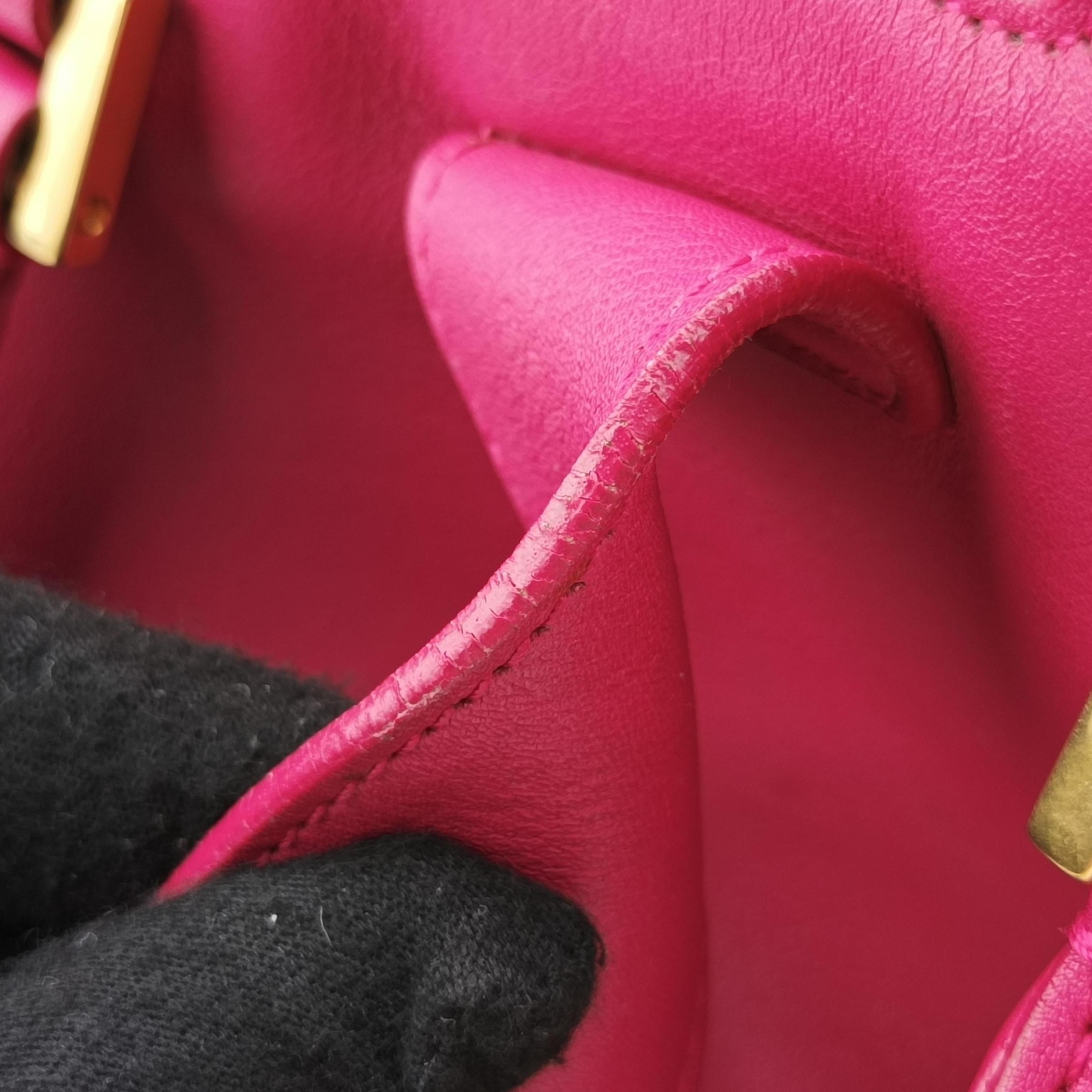 Y Ligne Petit Cabas Rose Red Leather 311210 311210 213317Yライン プチカバス ローズ レッド レザー 311210 311210 213317