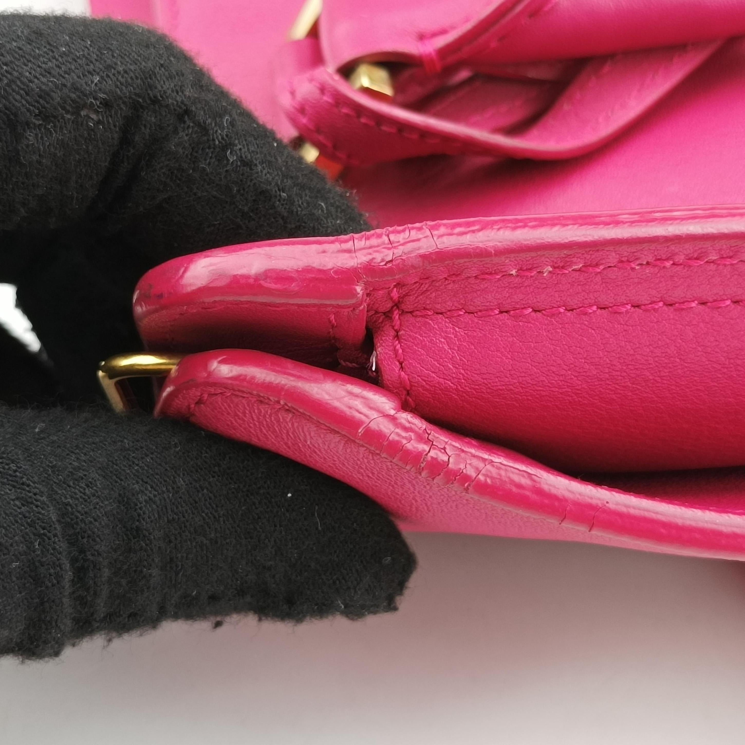 Y Ligne Petit Cabas Rose Red Leather 311210 311210 213317Yライン プチカバス ローズ レッド レザー 311210 311210 213317