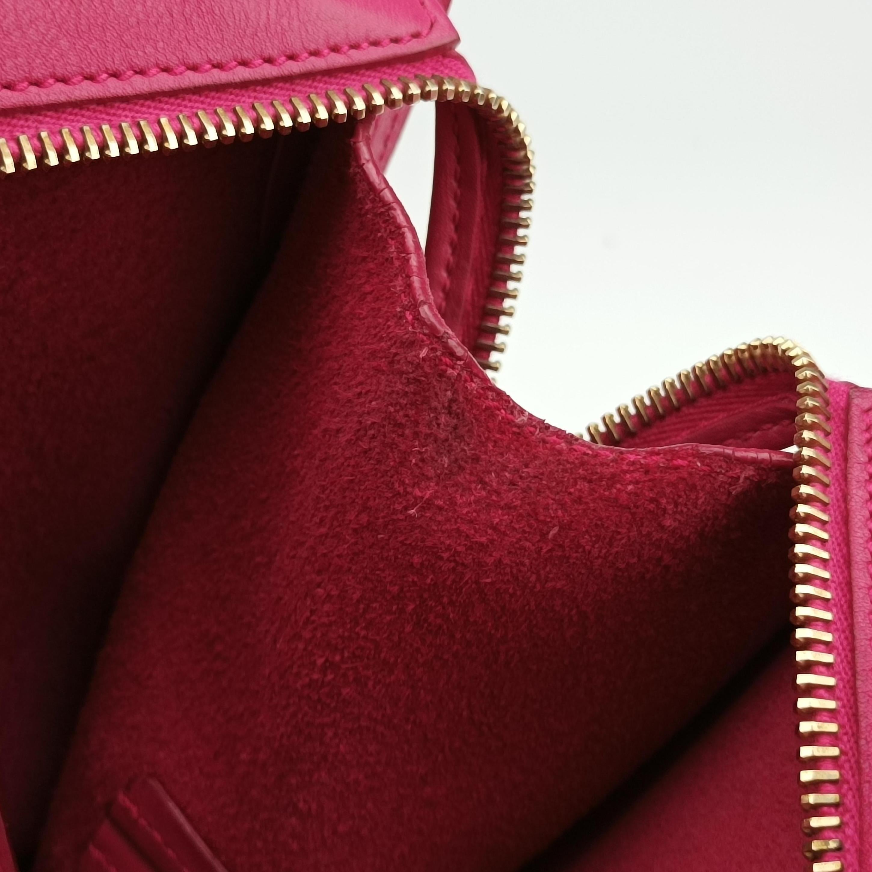 Y Ligne Petit Cabas Rose Red Leather 311210 311210 213317Yライン プチカバス ローズ レッド レザー 311210 311210 213317