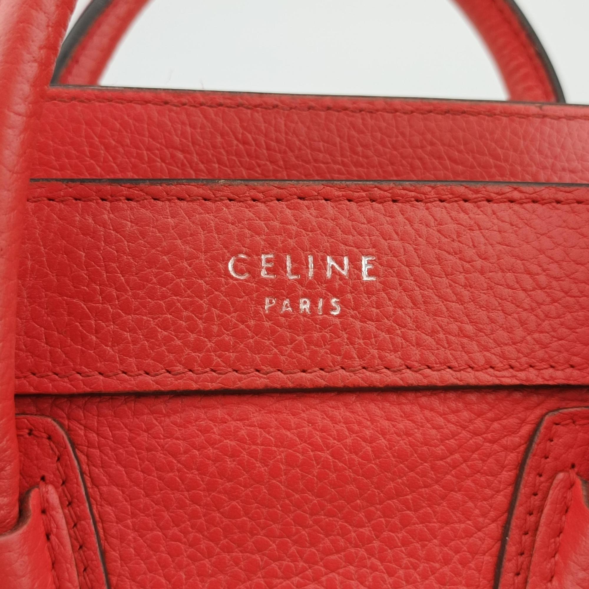 luggage nano shopper Red leather S-LA-4134 S-CT-3194ラゲージナノショッパー レッド レザー S-LA-4134 S-CT-3194