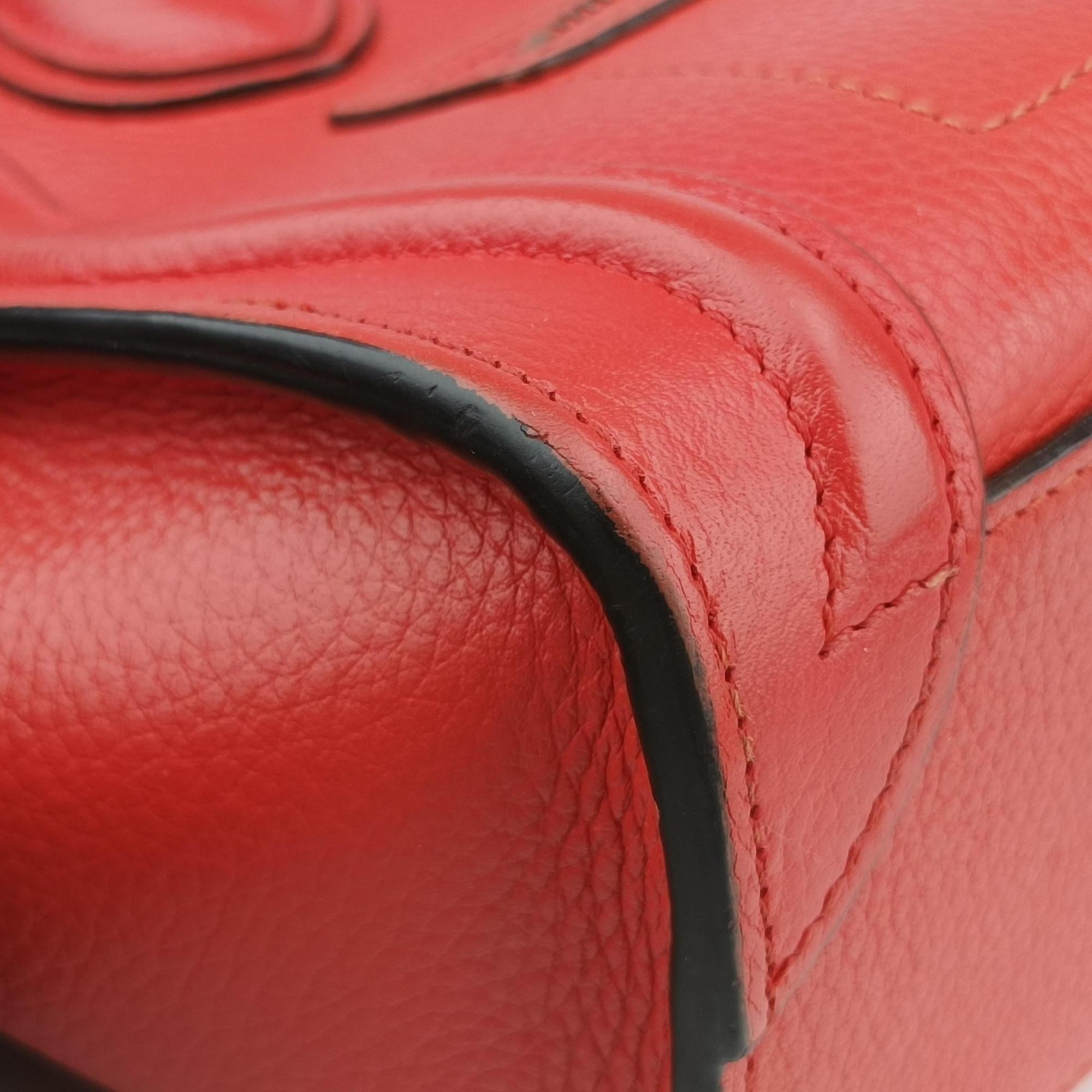 luggage nano shopper Red leather S-LA-4134 S-CT-3194ラゲージナノショッパー レッド レザー S-LA-4134 S-CT-3194