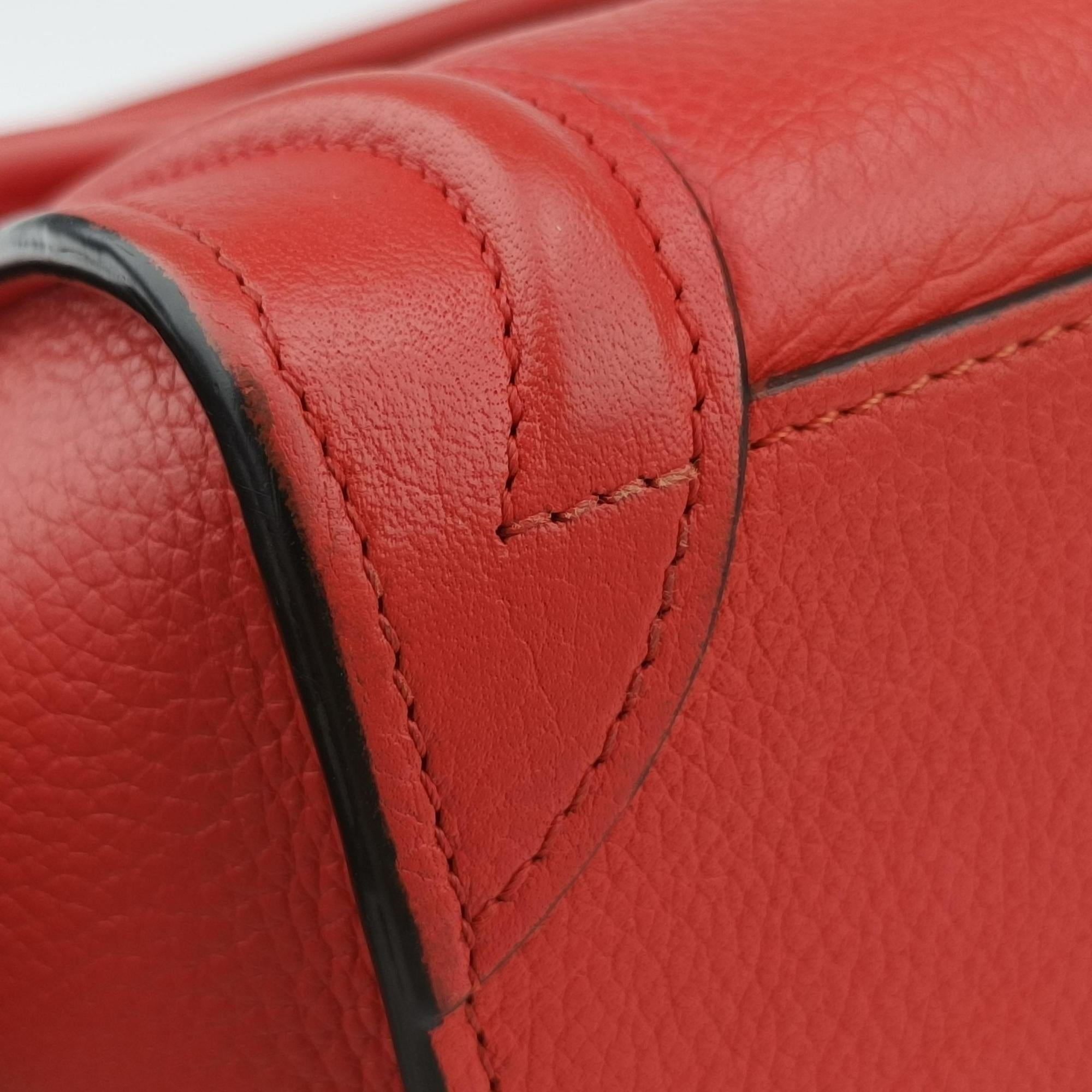 luggage nano shopper Red leather S-LA-4134 S-CT-3194ラゲージナノショッパー レッド レザー S-LA-4134 S-CT-3194