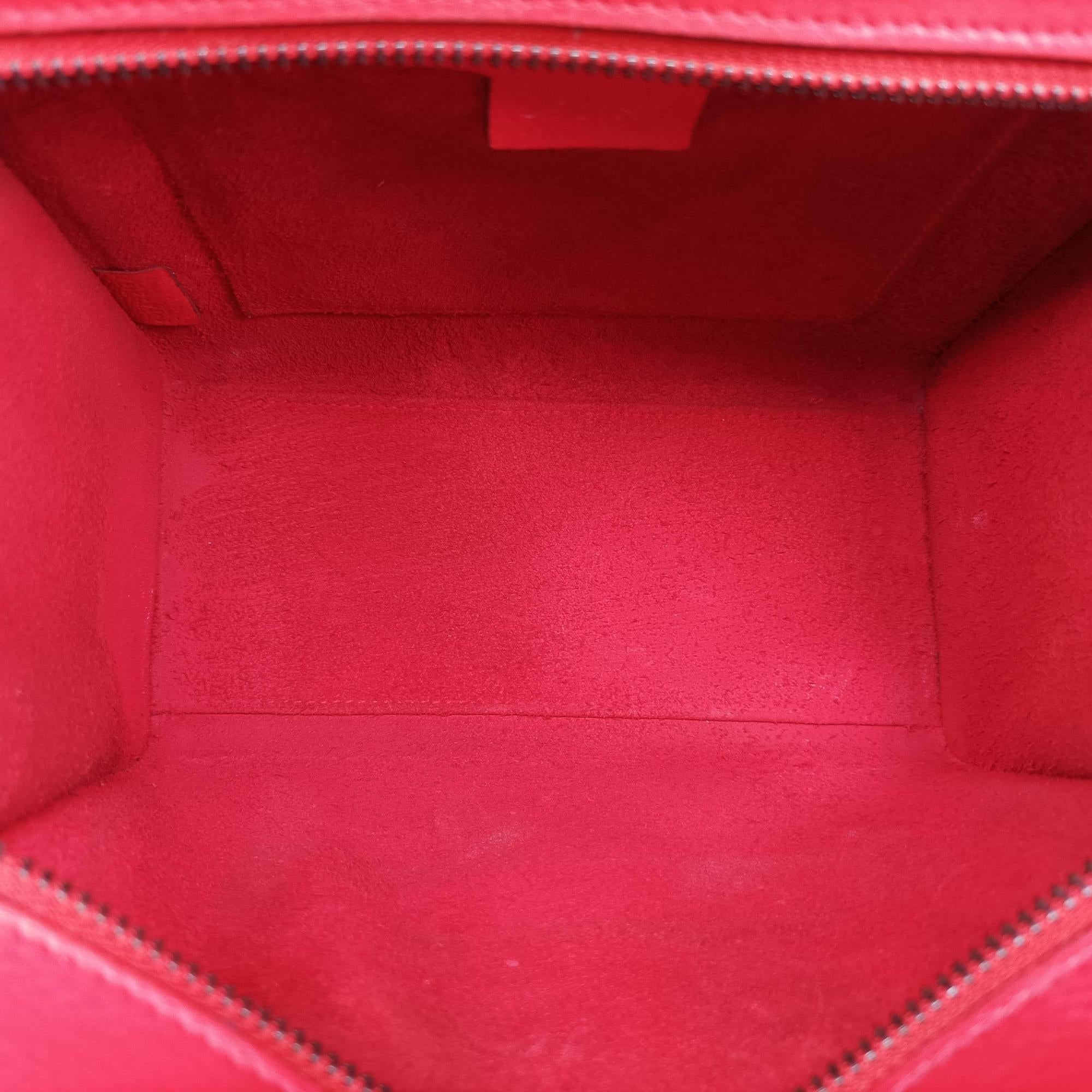 luggage nano shopper Red leather S-LA-4134 S-CT-3194ラゲージナノショッパー レッド レザー S-LA-4134 S-CT-3194