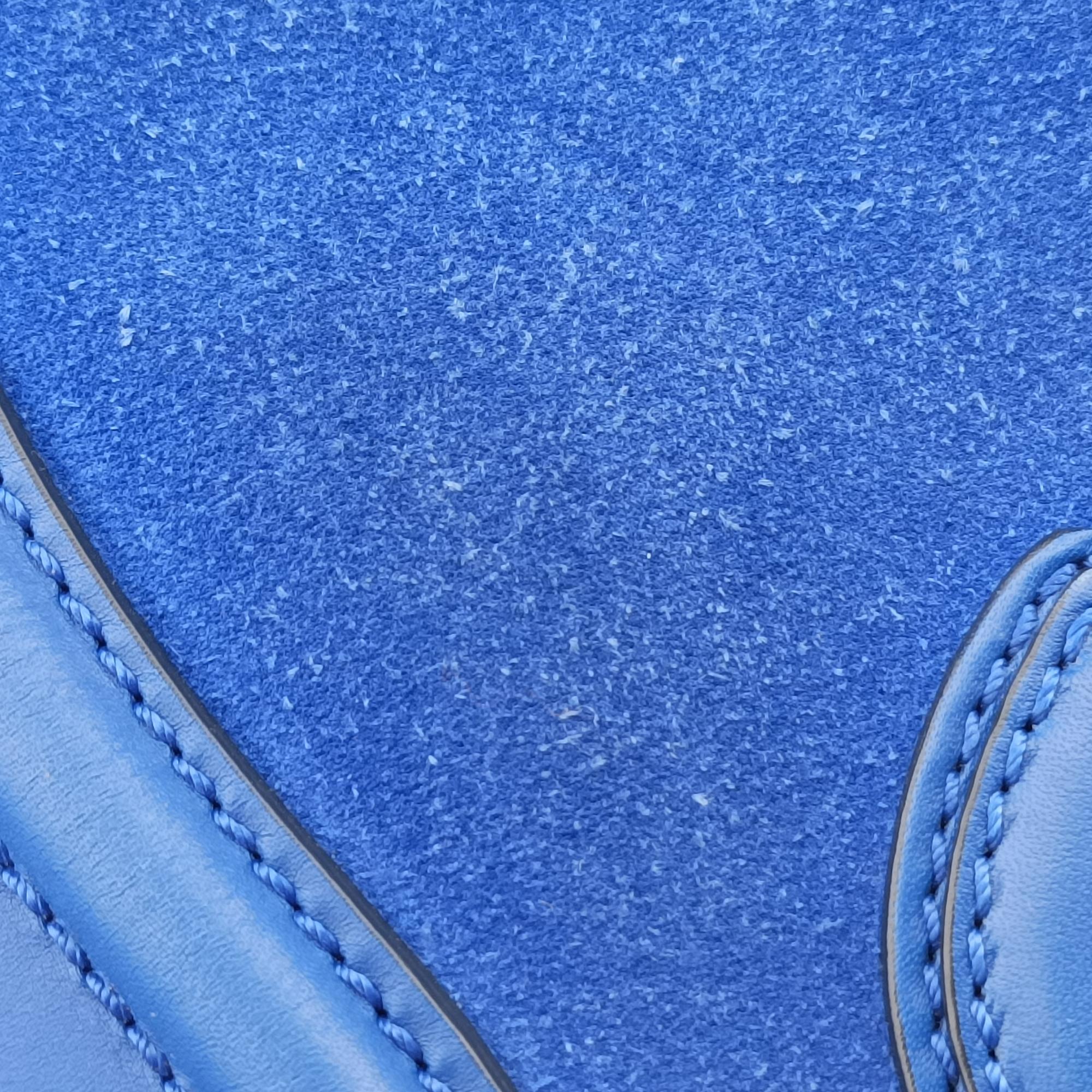 Luggage Mini Shopper Blue Leather×suede S-AT-1111 S-PA-0191ラゲージミニショッパー ブルー レザー×スウェード S-AT-1111 S-PA-0191