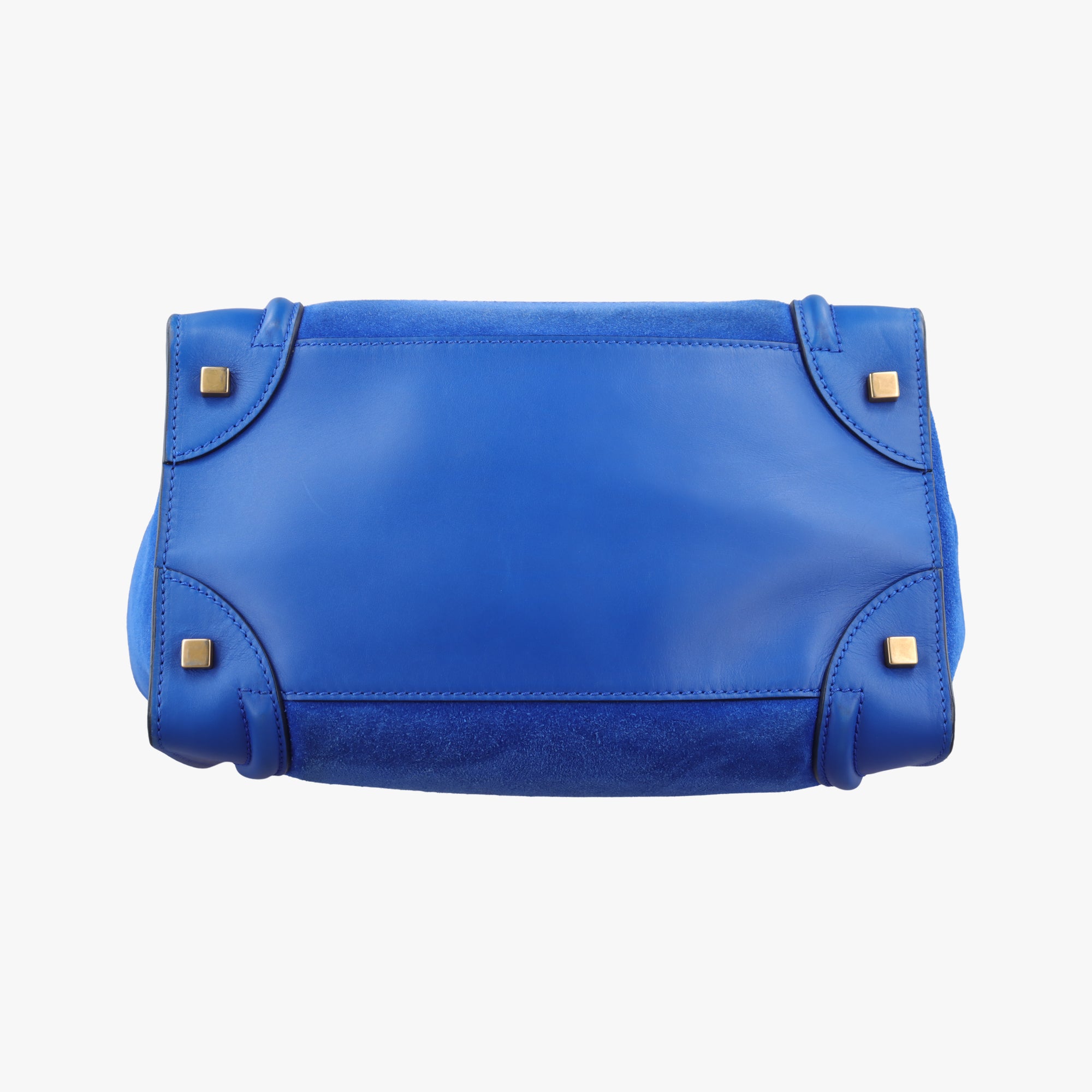 Luggage Mini Shopper Blue Leather×suede S-AT-1111 S-PA-0191ラゲージミニショッパー ブルー レザー×スウェード S-AT-1111 S-PA-0191