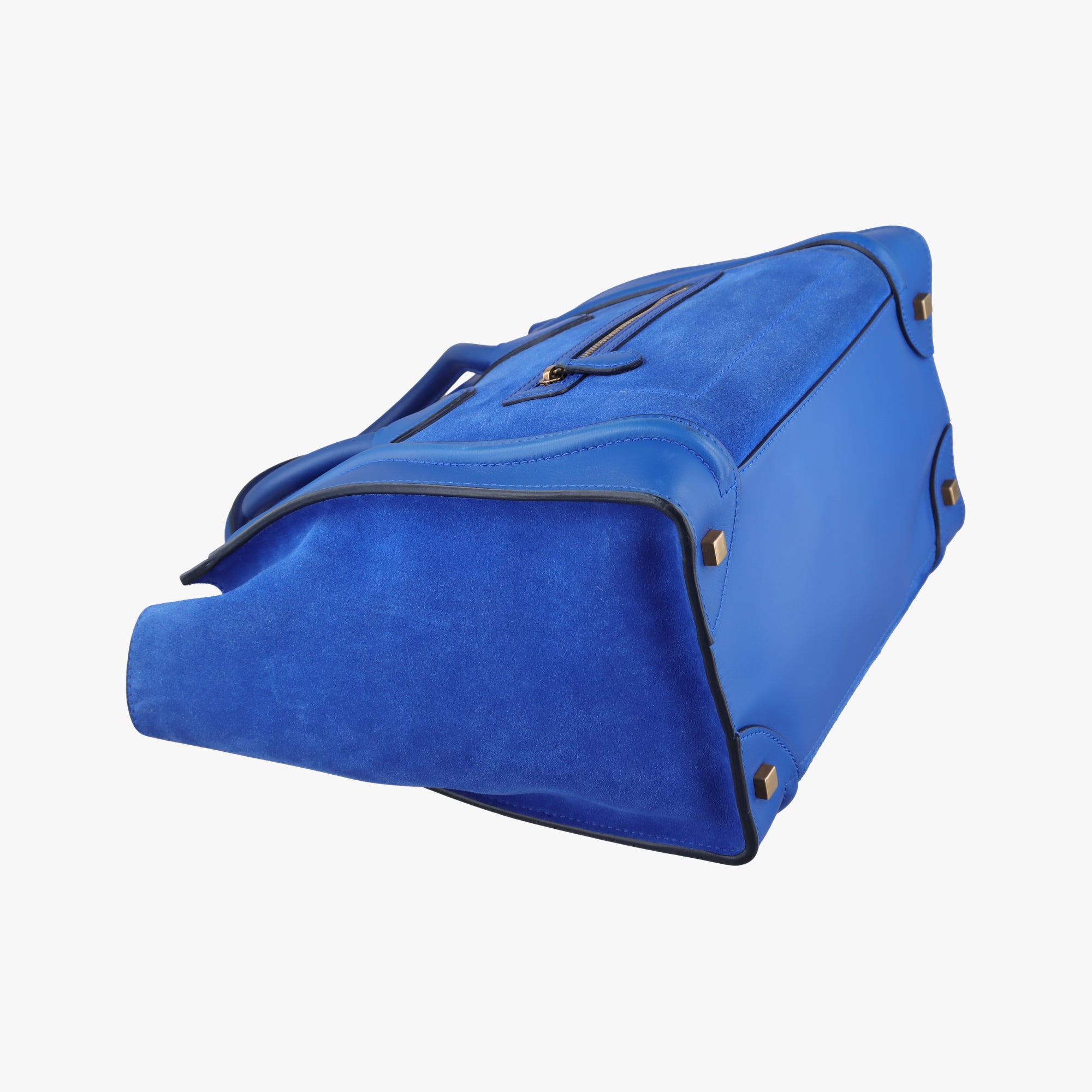 Luggage Mini Shopper Blue Leather×suede S-AT-1111 S-PA-0191ラゲージミニショッパー ブルー レザー×スウェード S-AT-1111 S-PA-0191