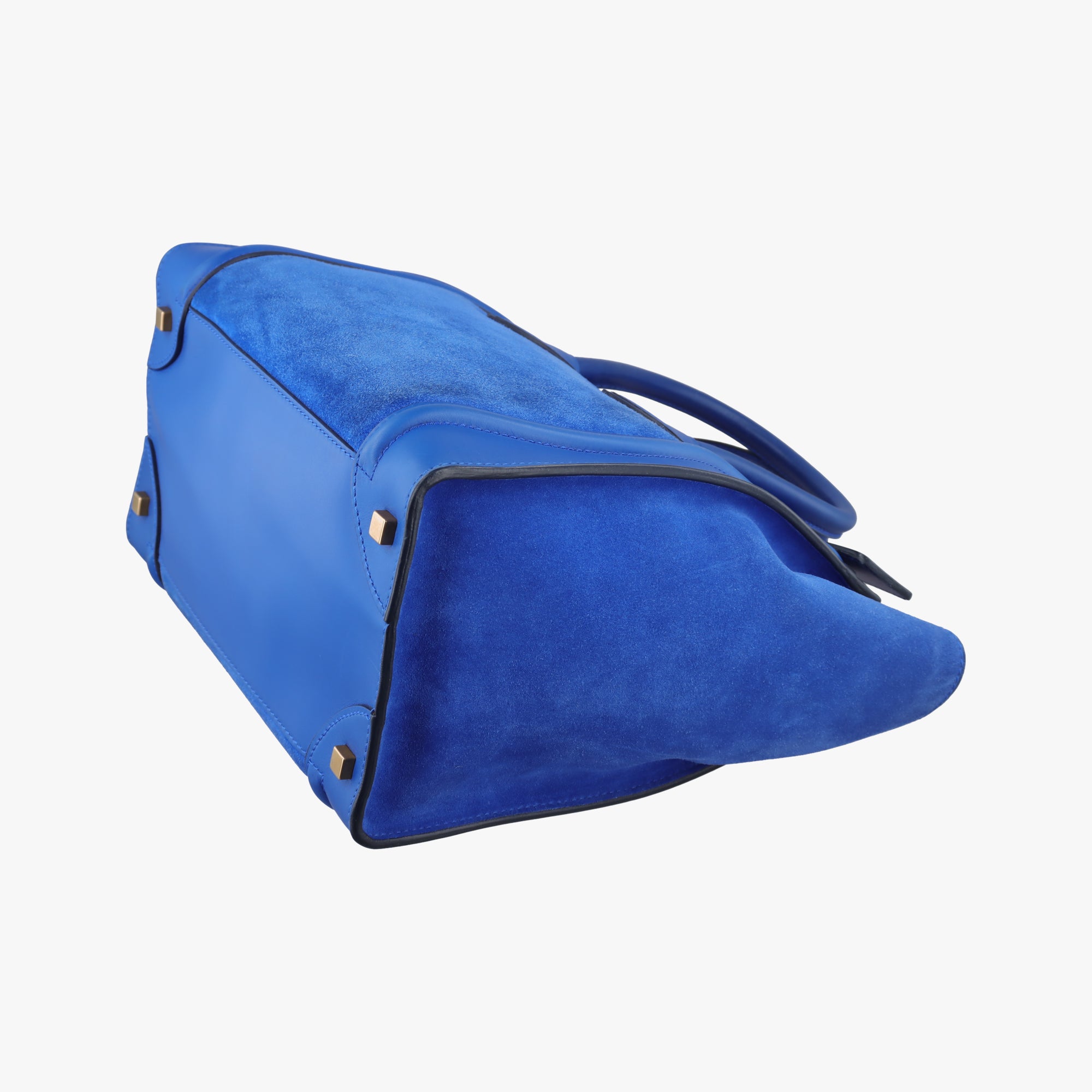 Luggage Mini Shopper Blue Leather×suede S-AT-1111 S-PA-0191ラゲージミニショッパー ブルー レザー×スウェード S-AT-1111 S-PA-0191