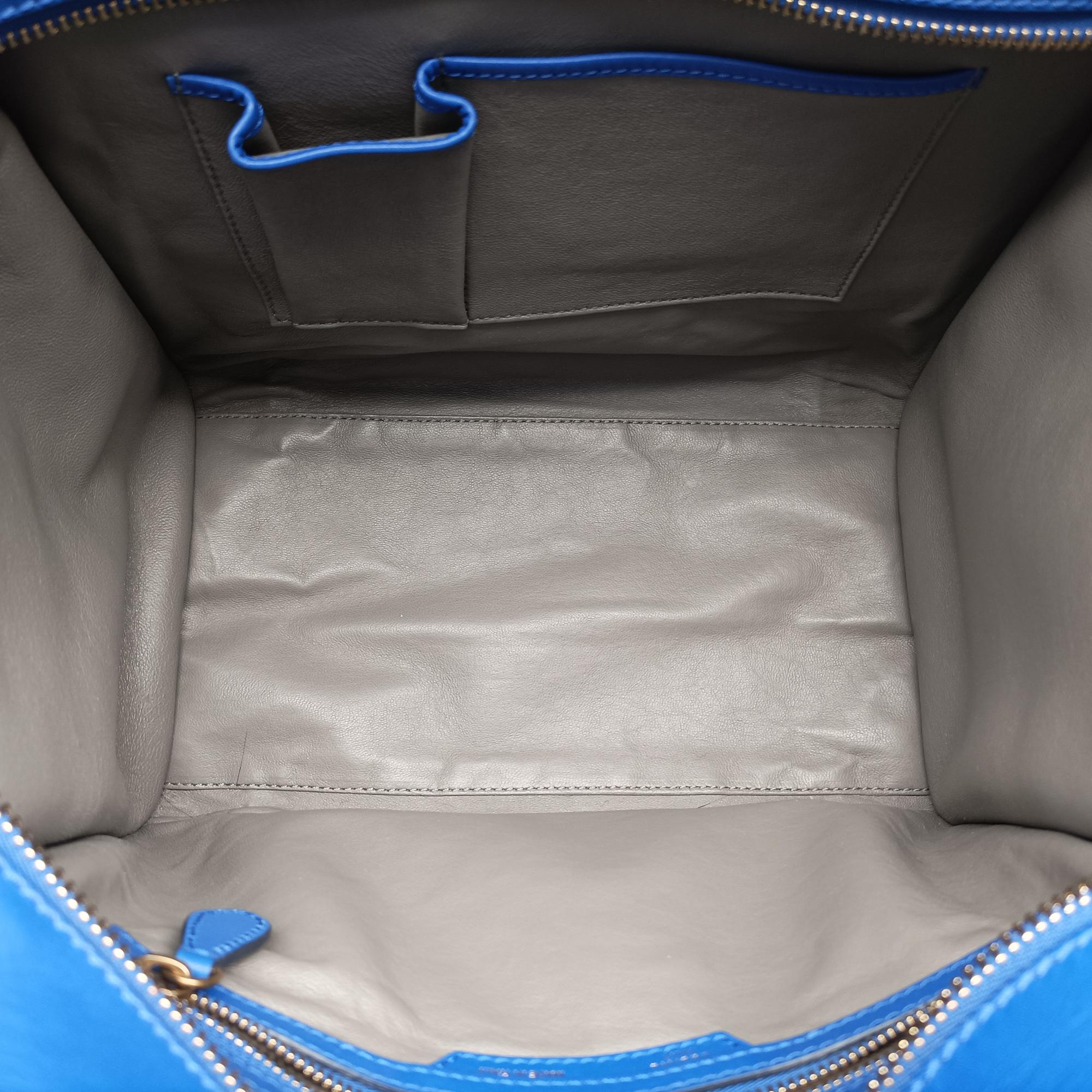 Luggage Mini Shopper Blue Leather×suede S-AT-1111 S-PA-0191ラゲージミニショッパー ブルー レザー×スウェード S-AT-1111 S-PA-0191