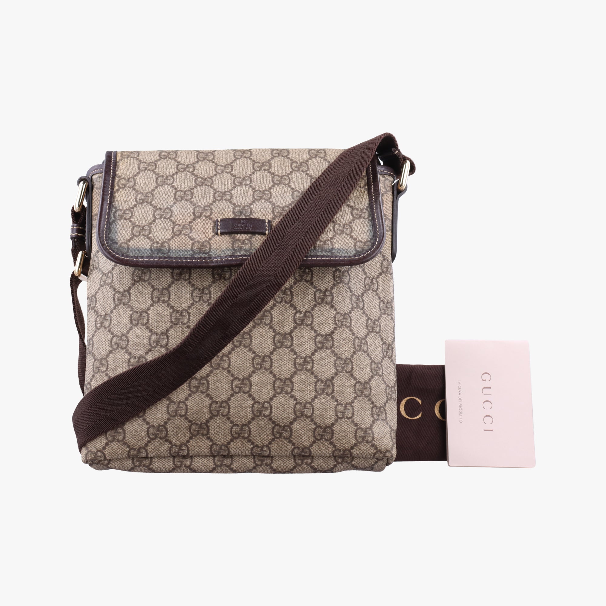 GG Plus GG Supreme Beige x Brown PVC coated canvas C9127250GGプラス GGスプリーム ベージュ×ブラウン PVCコーティングキャンバス C9127250