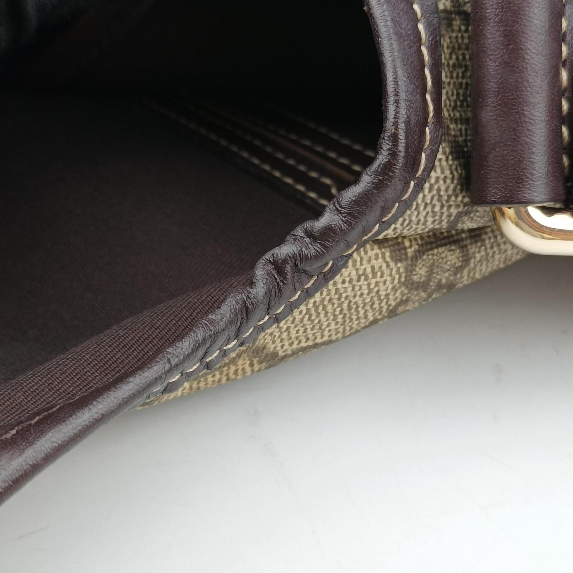 GG Plus GG Supreme Beige x Brown PVC coated canvas C9127250GGプラス GGスプリーム ベージュ×ブラウン PVCコーティングキャンバス C9127250