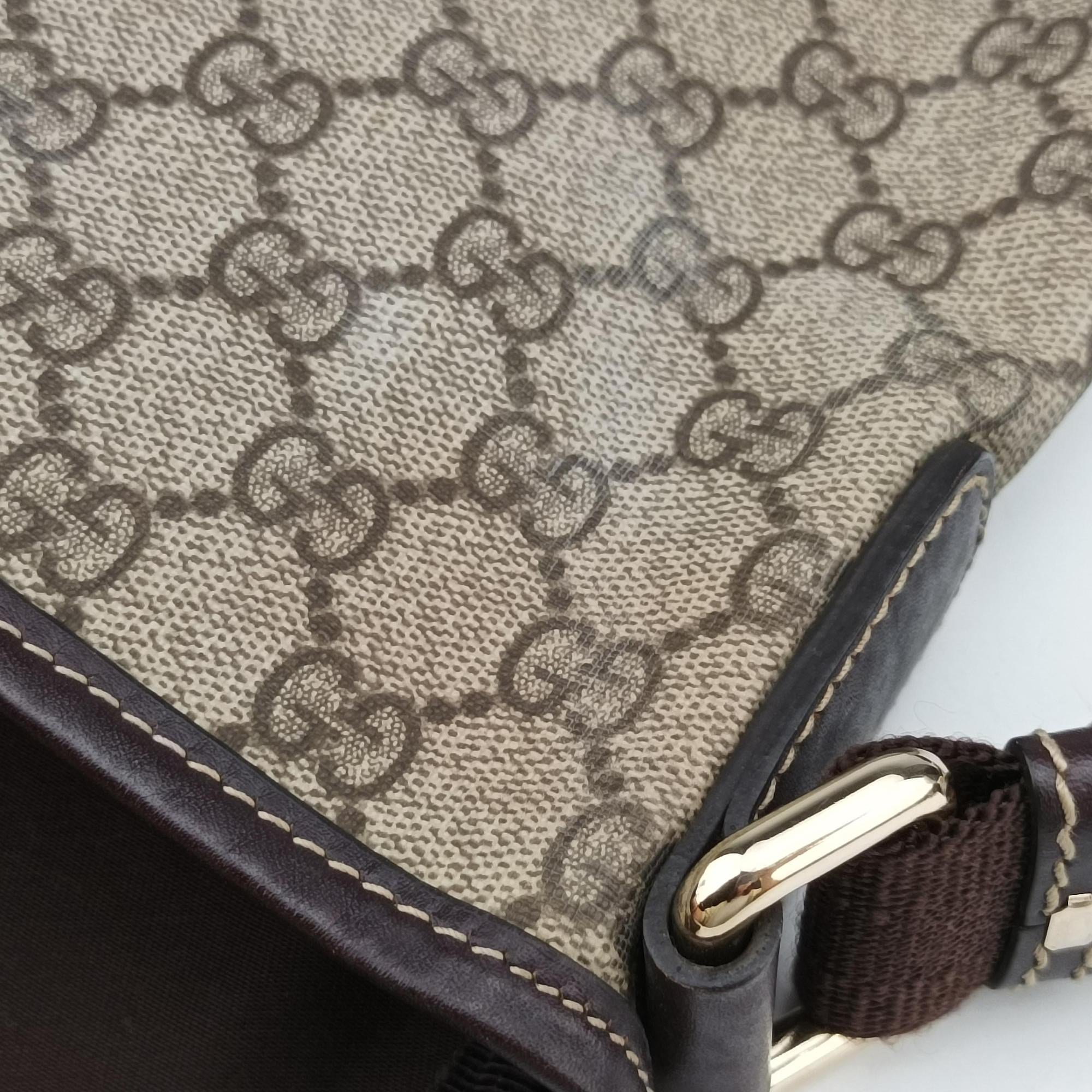 GG Plus GG Supreme Beige x Brown PVC coated canvas C9127250GGプラス GGスプリーム ベージュ×ブラウン PVCコーティングキャンバス C9127250