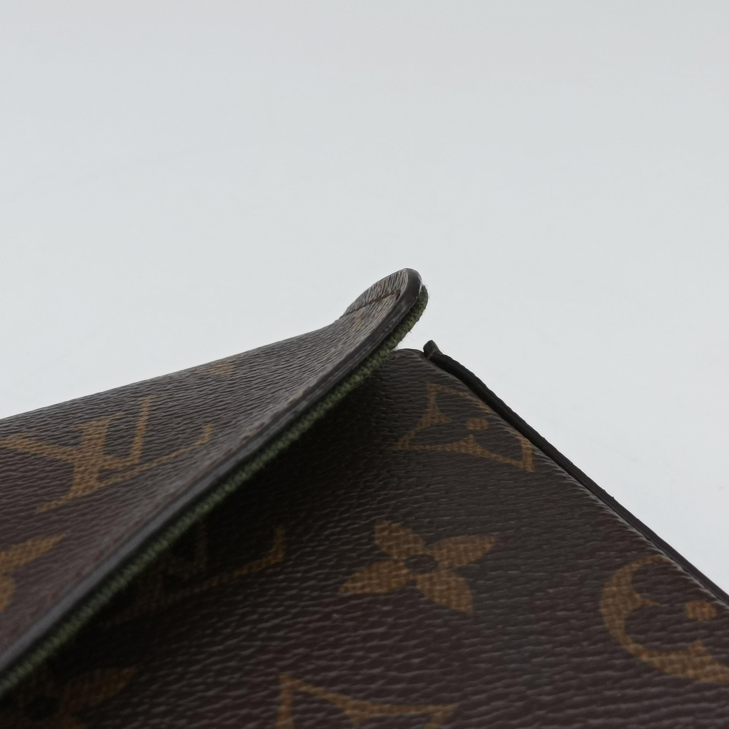 Multi Pochette FeLICIE Brown×KHAKI Monogram Canvas M80091 IC Chipミュルティ ポシェット フェリシー モノグラム/ブラウン×カーキ モノグラムキャンバス M80091 ICチップ