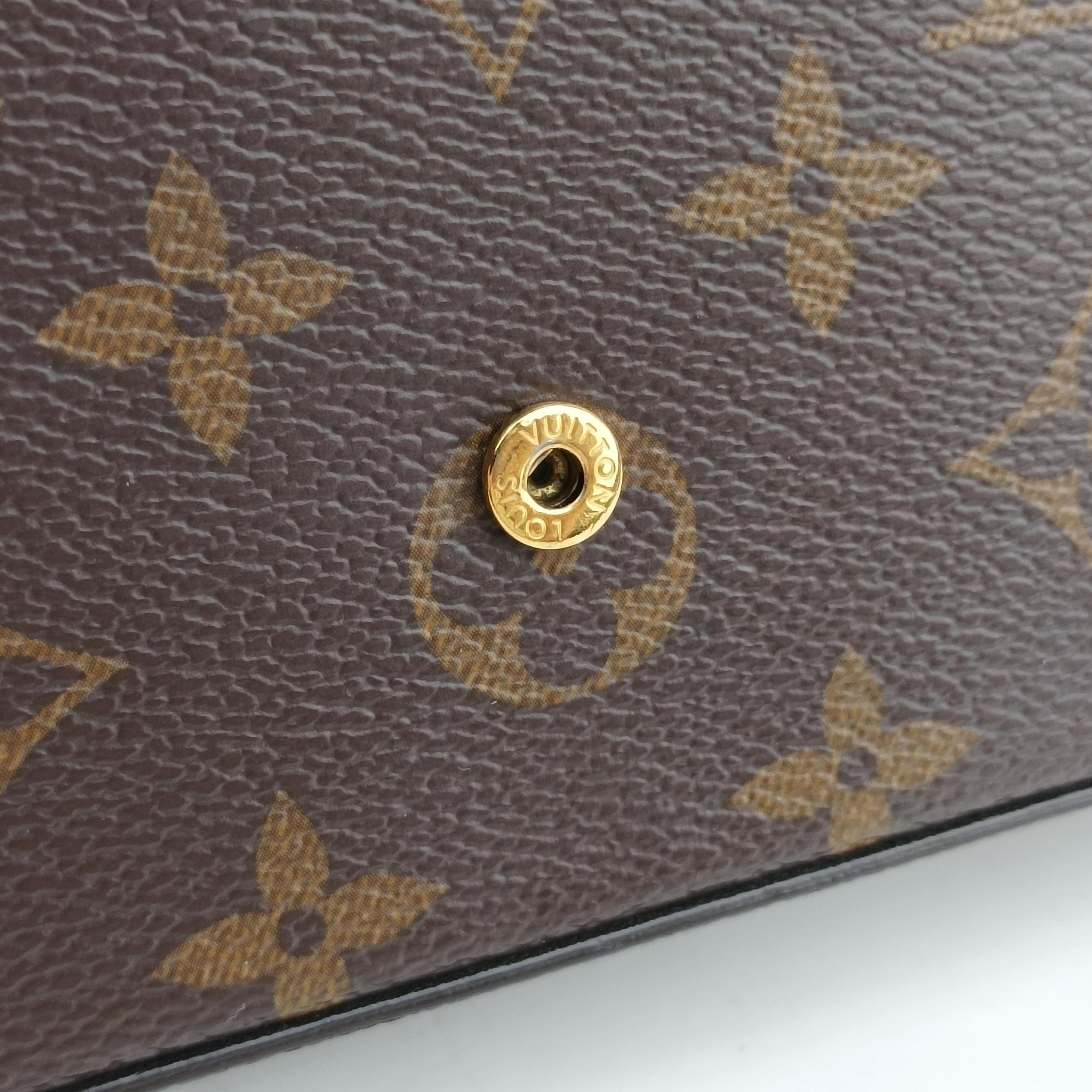 Multi Pochette FeLICIE Brown×KHAKI Monogram Canvas M80091 IC Chipミュルティ ポシェット フェリシー モノグラム/ブラウン×カーキ モノグラムキャンバス M80091 ICチップ