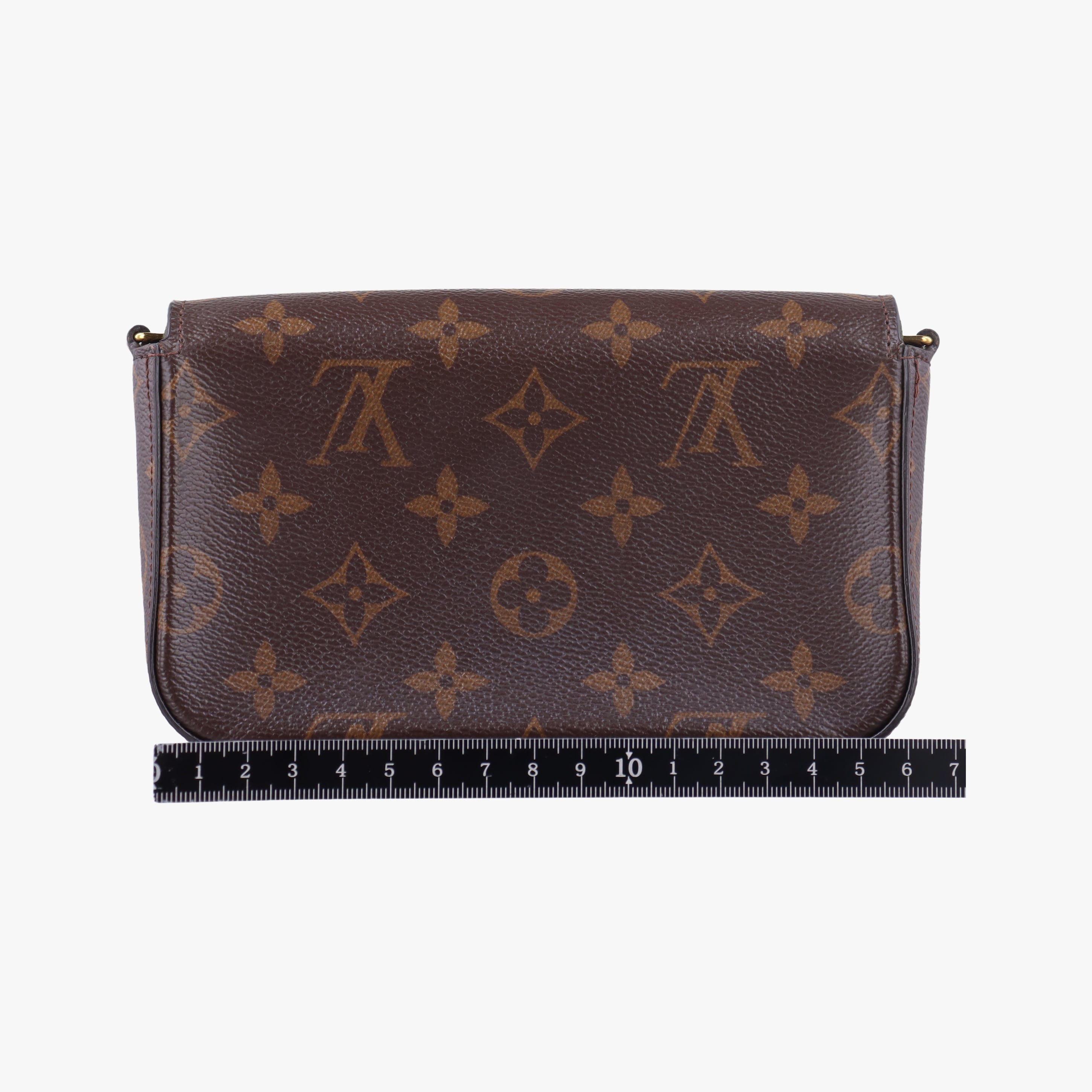 Multi Pochette FeLICIE Brown×KHAKI Monogram Canvas M80091 IC Chipミュルティ ポシェット フェリシー モノグラム/ブラウン×カーキ モノグラムキャンバス M80091 ICチップ