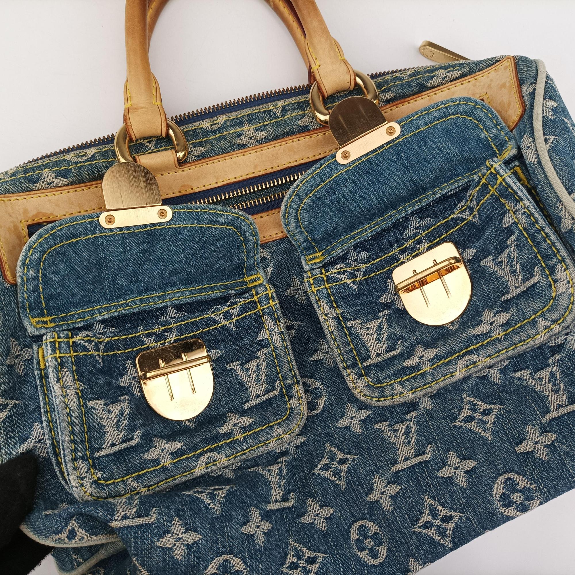 Neo speedy Blue Monogram Denim M95019 SP1015ネオスピーディ ブルー モノグラム デニム M95019 SP1015