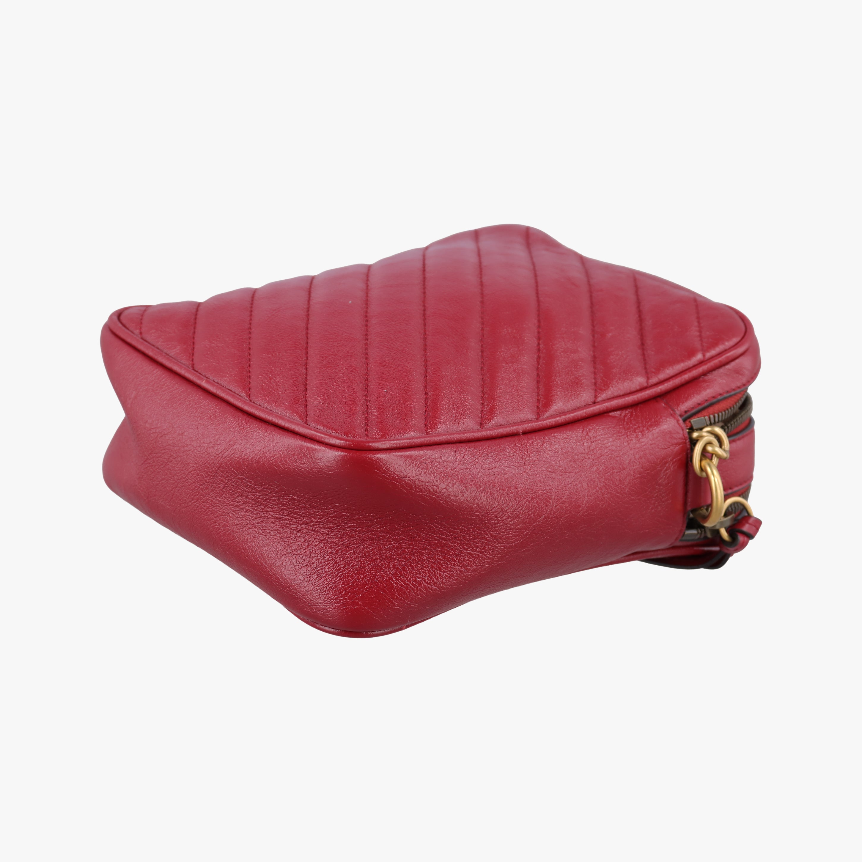 GG Marmont Red Leather 550155 I027256477GGマーモント レッド レザー 550155 I027256477