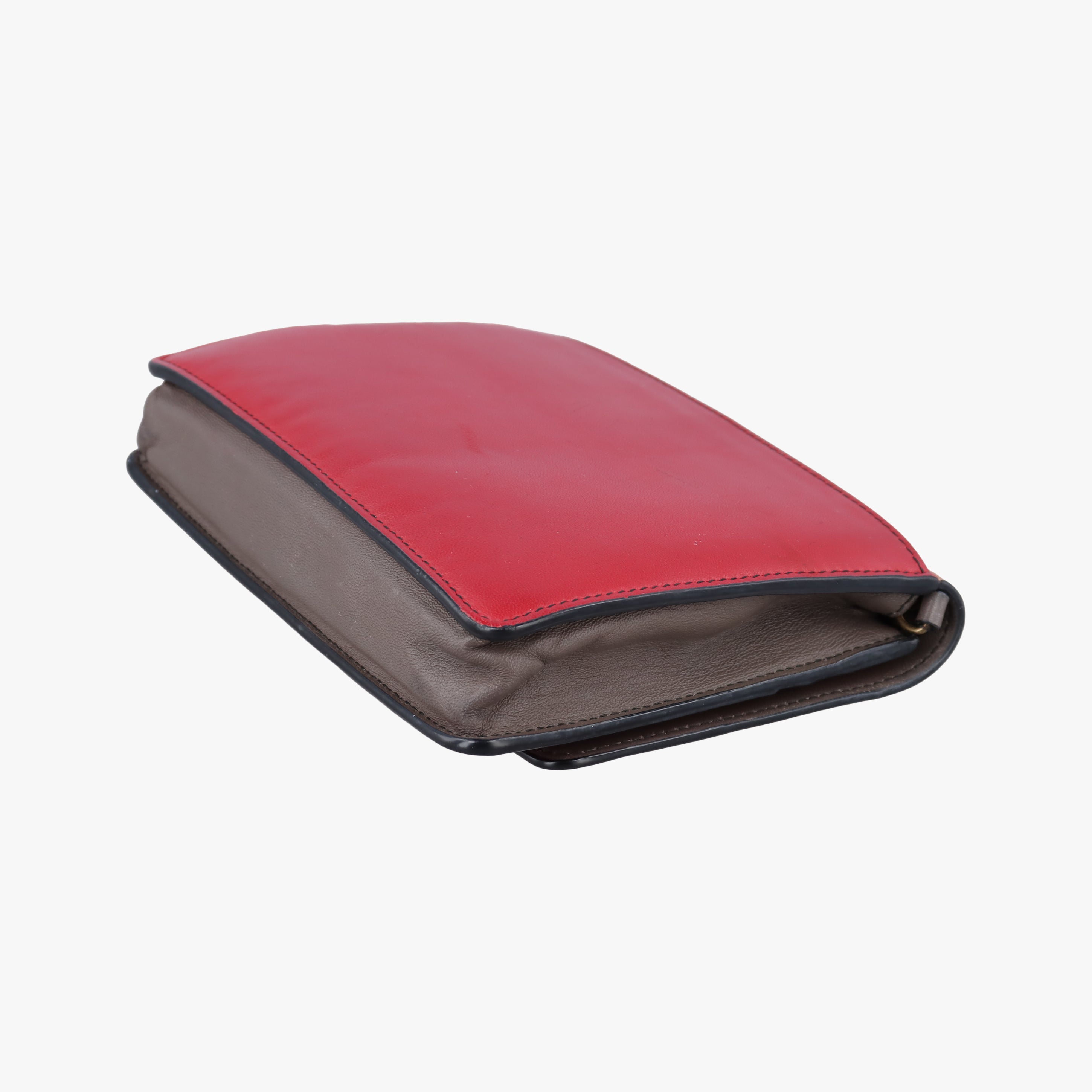 INTRECCIATO Brown×red×pink lambskin S01929525Lイントレチャート ブラウン×レッド×ピンク ラムスキン S01929525L