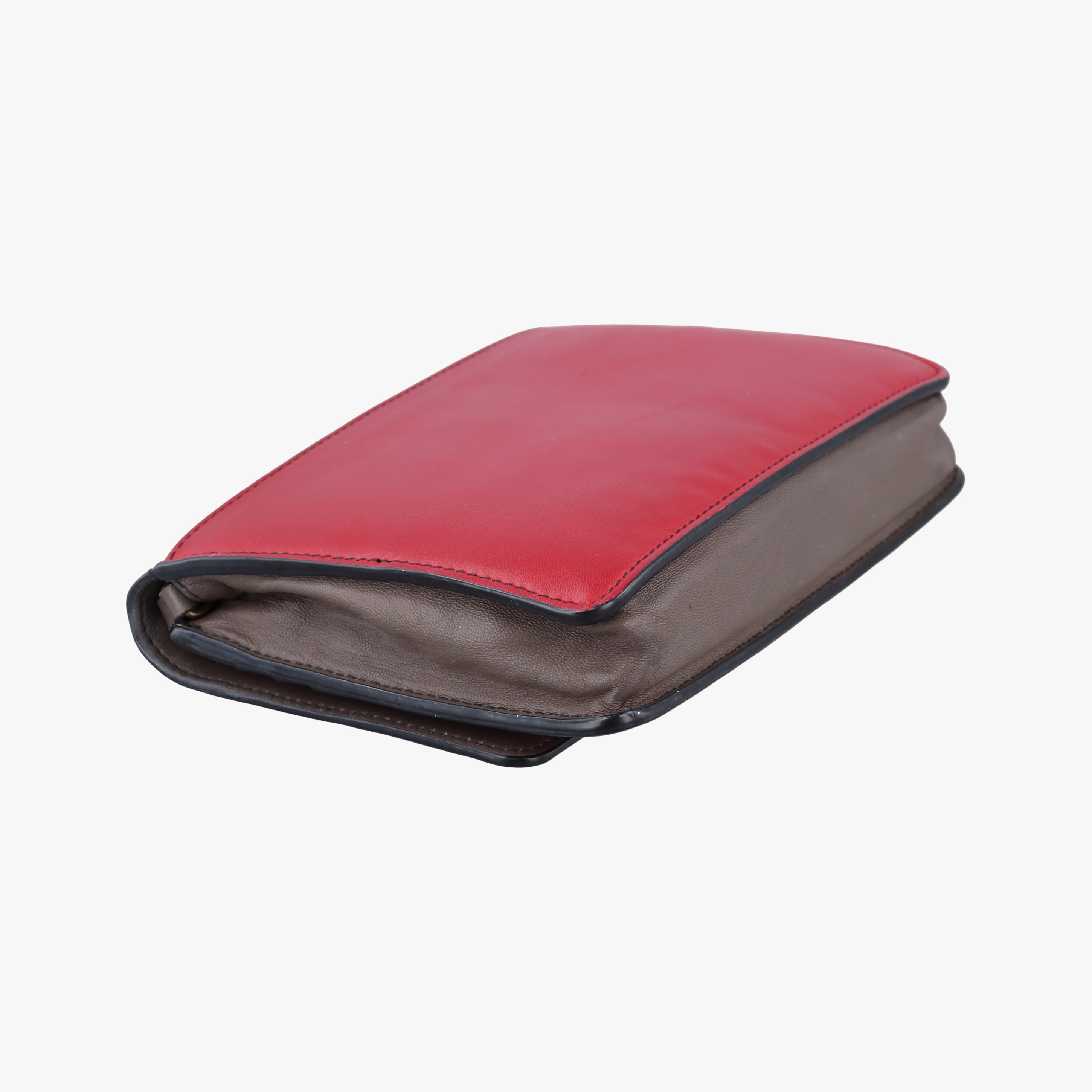 INTRECCIATO Brown×red×pink lambskin S01929525Lイントレチャート ブラウン×レッド×ピンク ラムスキン S01929525L