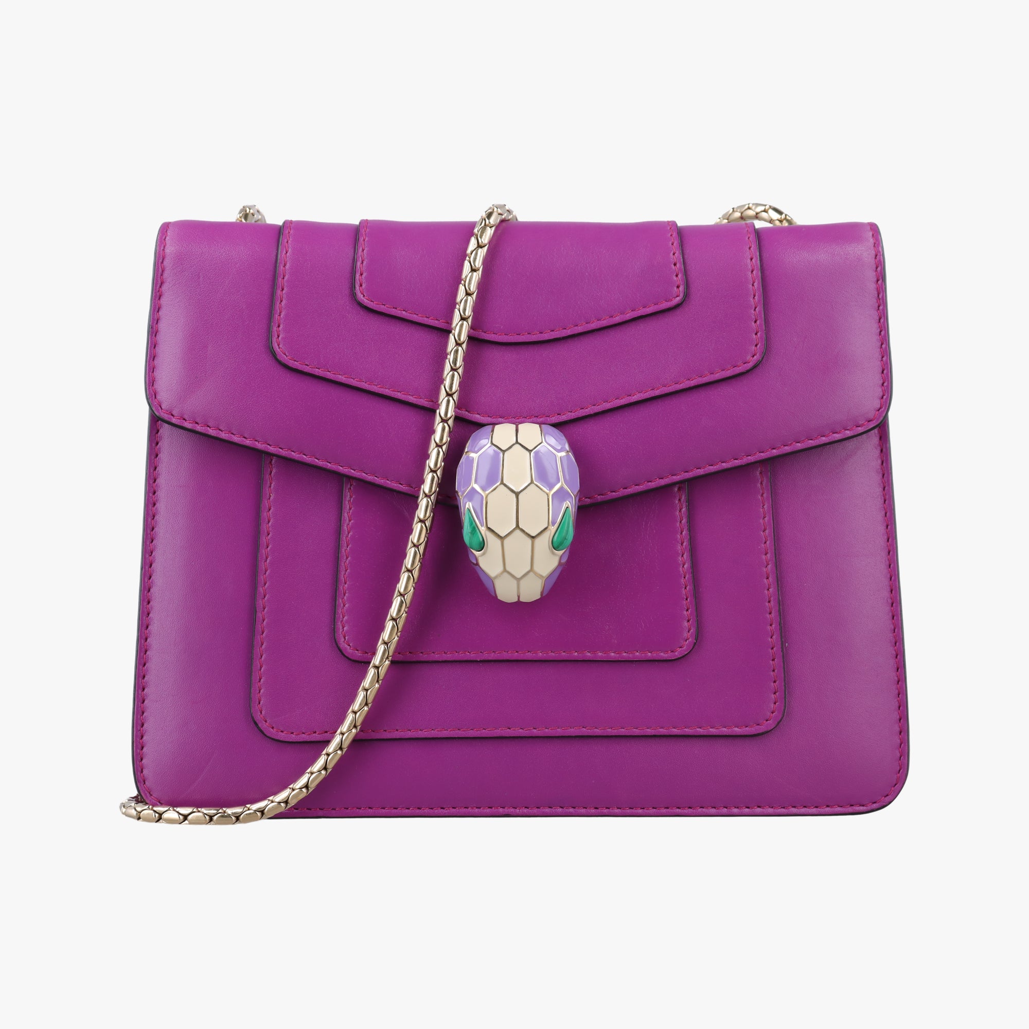Serpenti Forever Purple Leather LD.N12.34573セルペンティ フォーエバー パープル レザー LD.N12.34573