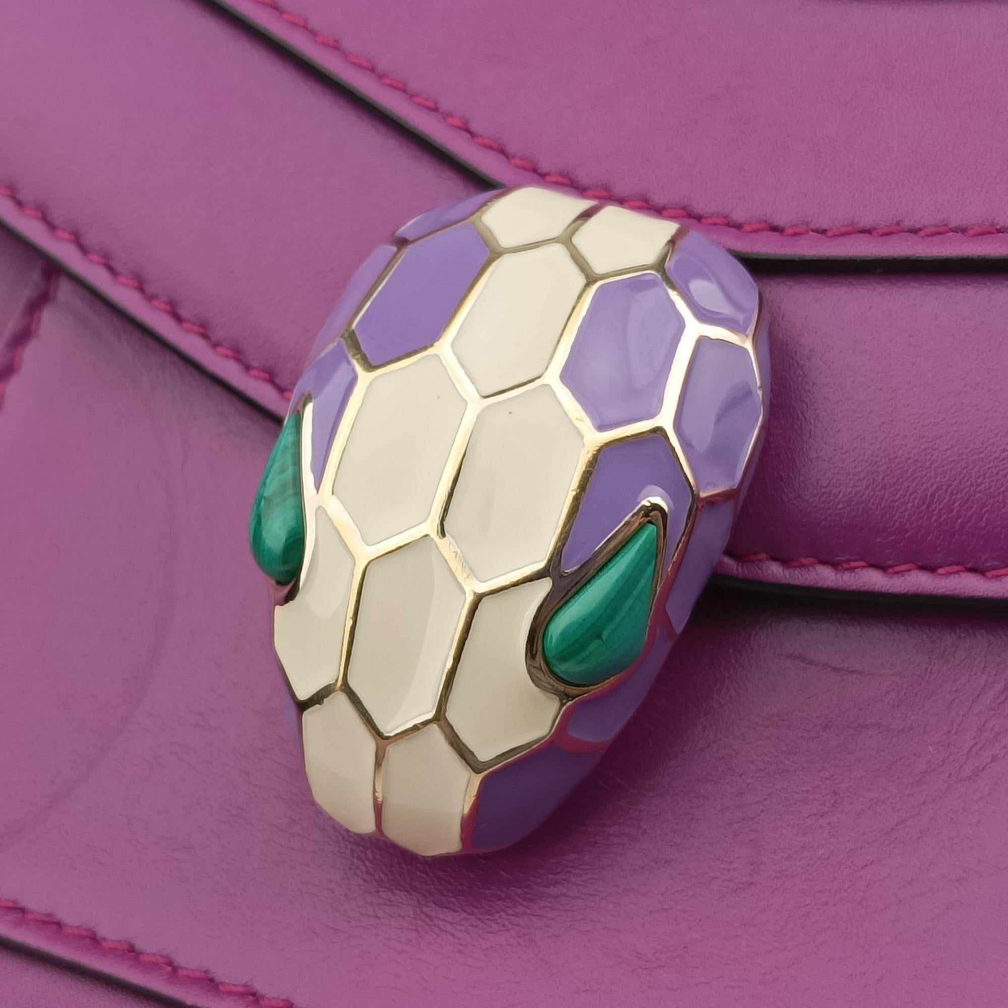 Serpenti Forever Purple Leather LD.N12.34573セルペンティ フォーエバー パープル レザー LD.N12.34573