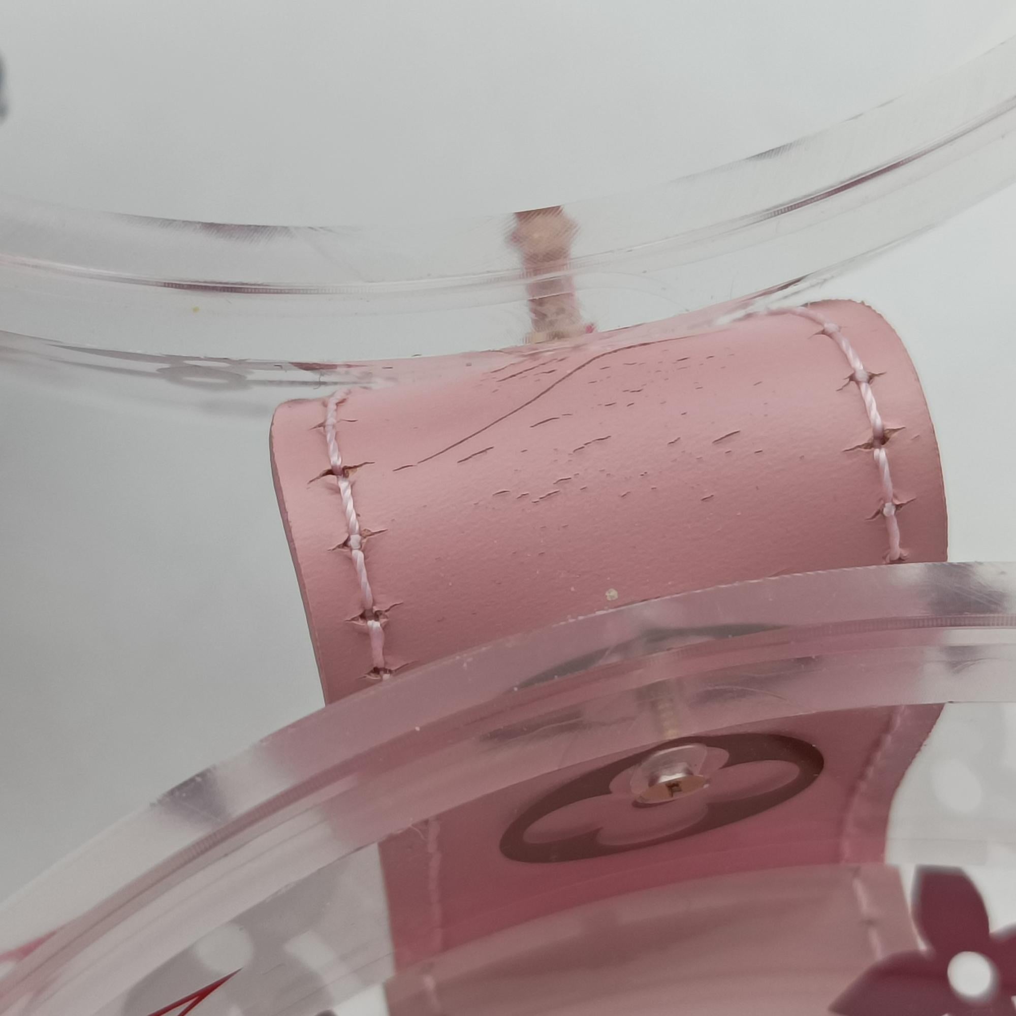 Boite Scott Trunk Jewelry Makeup Box Pink×multicolor Plexiglass GI0362 GI0362 DI0159ボワット スコット トランク ジュエリー メイクボックス ピンク×マルチカラー プレキシガラス GI0362 GI0362 DI0159