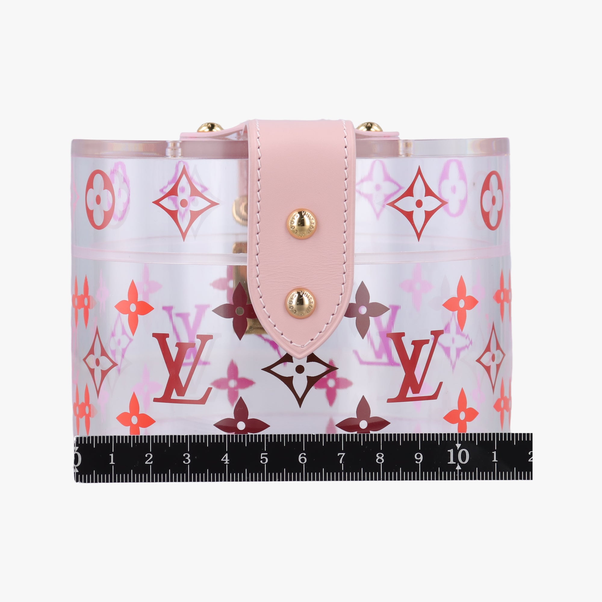 Boite Scott Trunk Jewelry Makeup Box Pink×multicolor Plexiglass GI0362 GI0362 DI0159ボワット スコット トランク ジュエリー メイクボックス ピンク×マルチカラー プレキシガラス GI0362 GI0362 DI0159