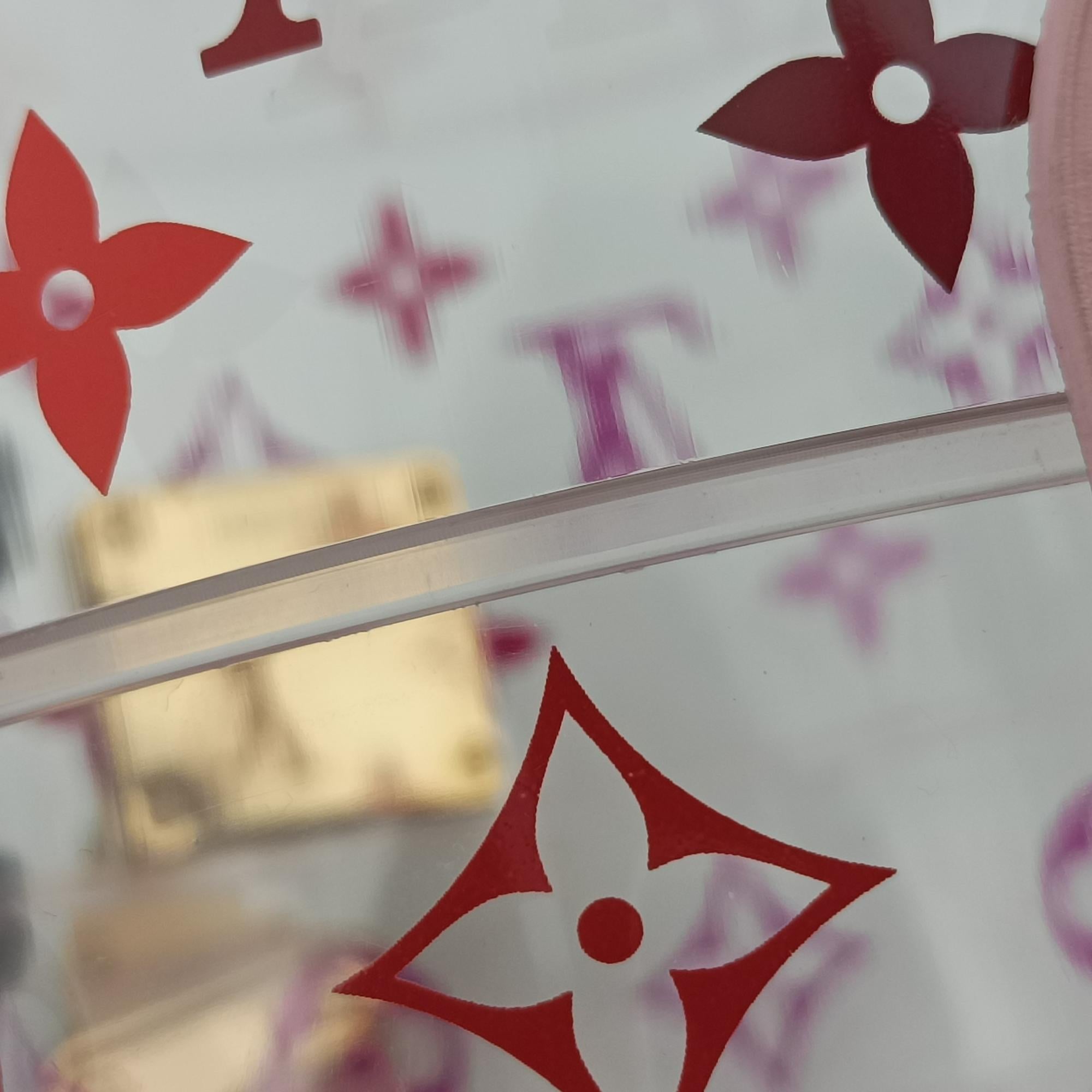 Boite Scott Trunk Jewelry Makeup Box Pink×multicolor Plexiglass GI0362 GI0362 DI0159ボワット スコット トランク ジュエリー メイクボックス ピンク×マルチカラー プレキシガラス GI0362 GI0362 DI0159