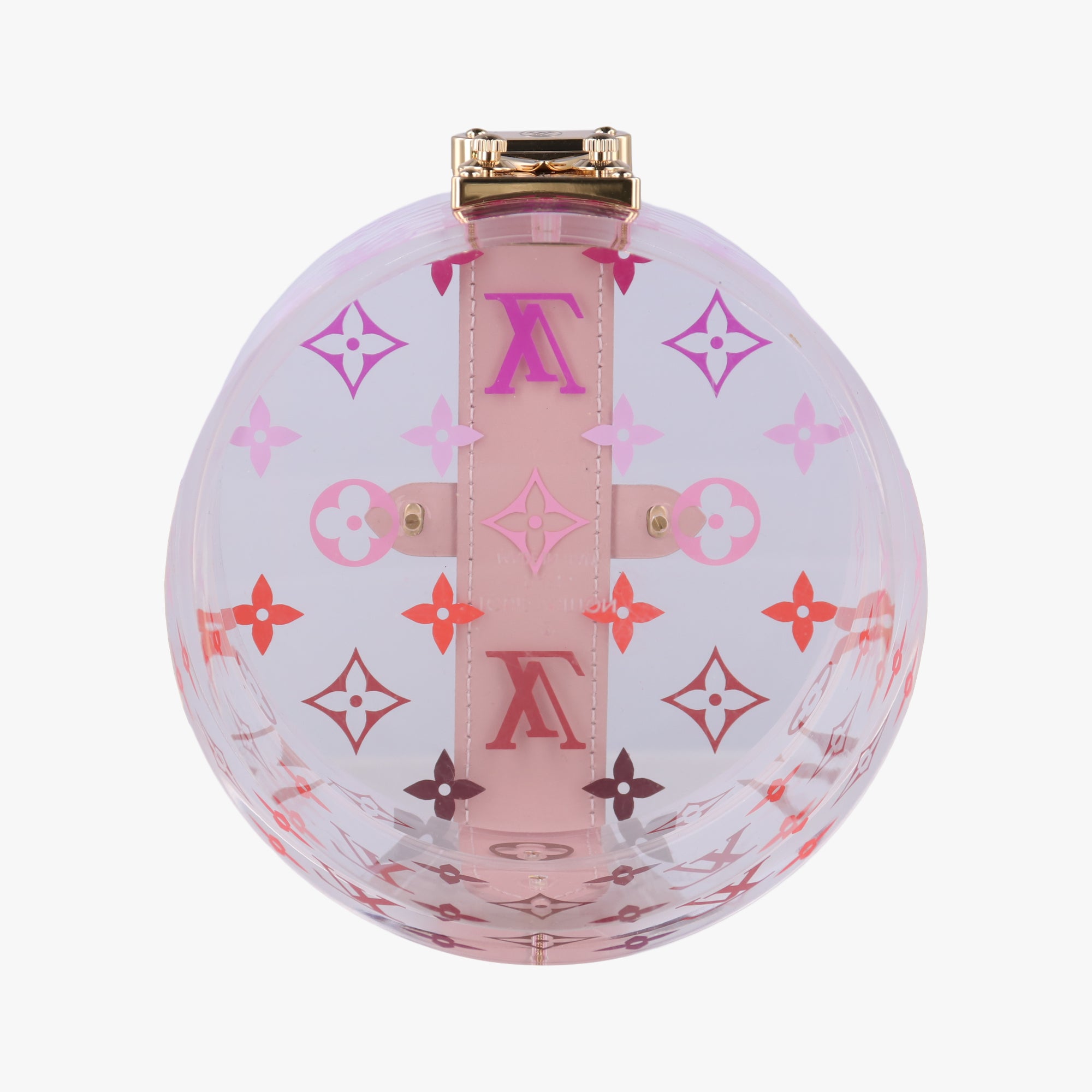 Boite Scott Trunk Jewelry Makeup Box Pink×multicolor Plexiglass GI0362 GI0362 DI0159ボワット スコット トランク ジュエリー メイクボックス ピンク×マルチカラー プレキシガラス GI0362 GI0362 DI0159