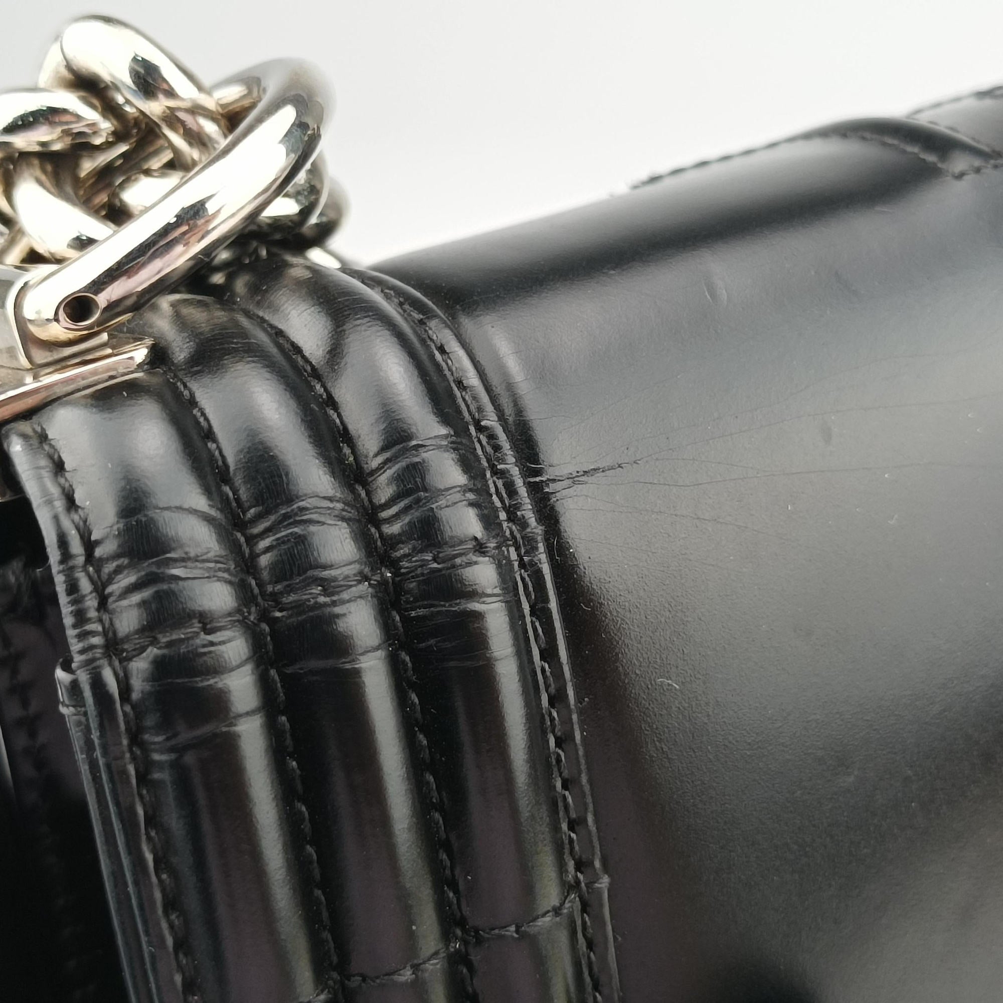 BOY CHANEL Black Patent A67021 16569135ボーイシャネル ブラック パテント A67021 16569135