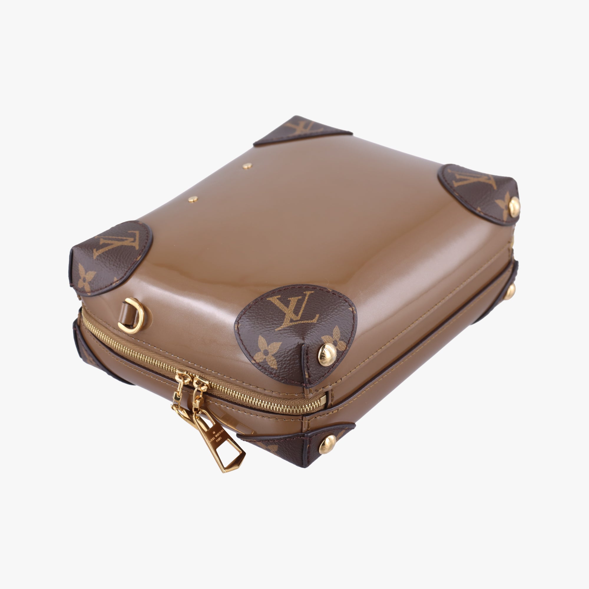 Miroir Venice Brown Monogram Canvas×Vernis M54390 PL0188 IC Chipミラーヴェネツィア ブラウン モノグラムキャンバス×ヴェルニ M54390 PL0188 ICチップ