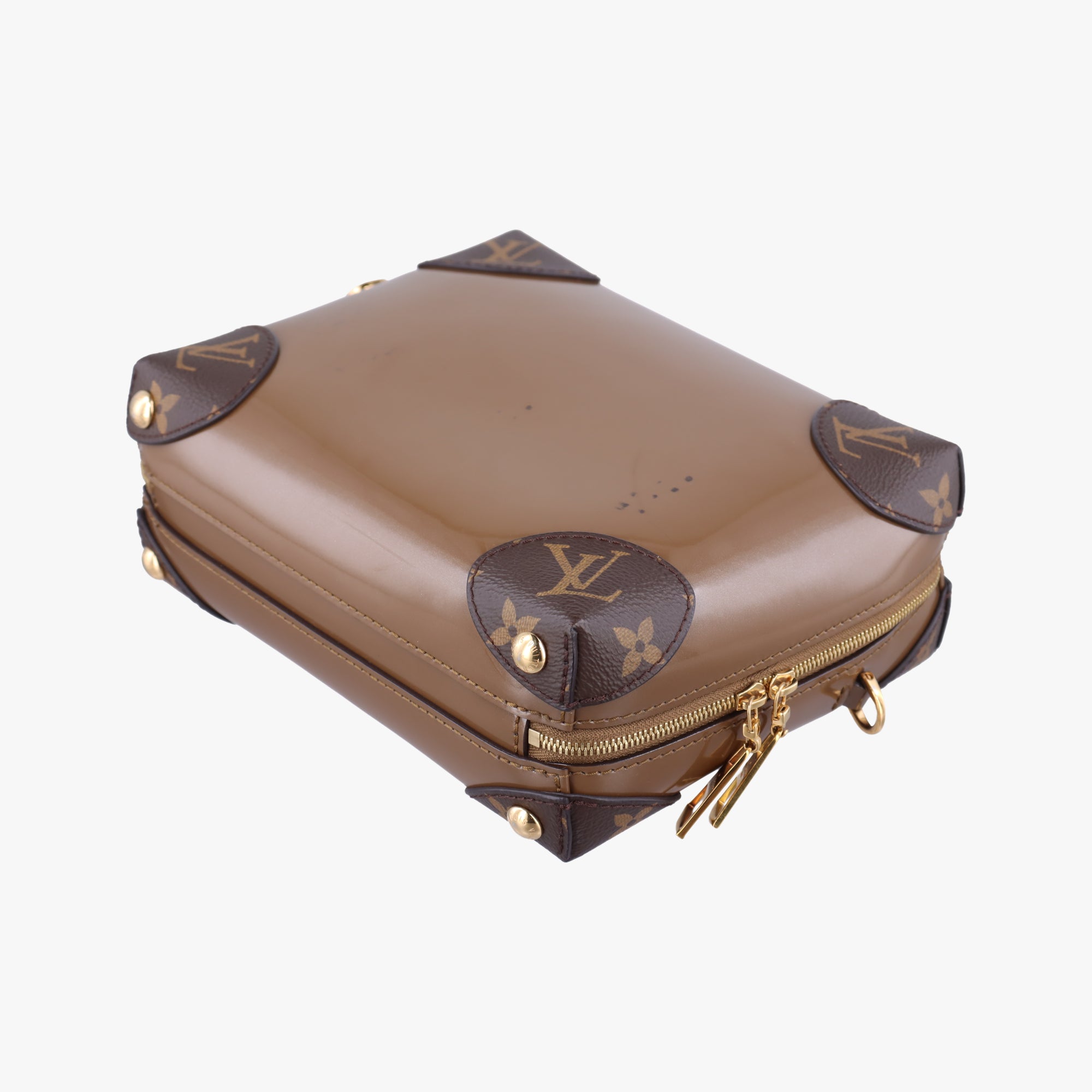 Miroir Venice Brown Monogram Canvas×Vernis M54390 PL0188 IC Chipミラーヴェネツィア ブラウン モノグラムキャンバス×ヴェルニ M54390 PL0188 ICチップ