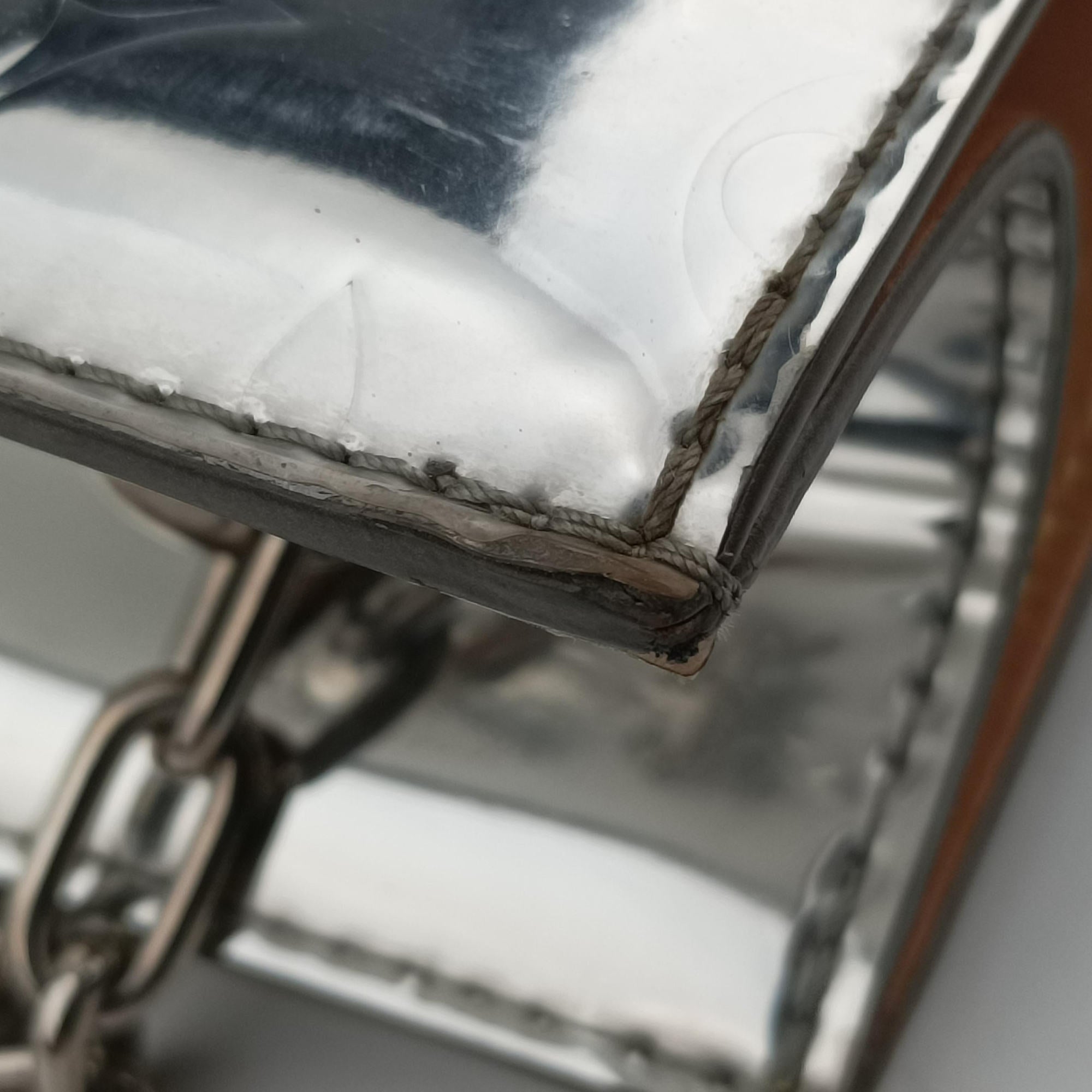 Monogram Mirror Sac Plat 2021AW Silver PVC coated canvas M45884 モノグラム ミラー サックプラ 2021AW シルバー PVCコーティングキャンバス M45884