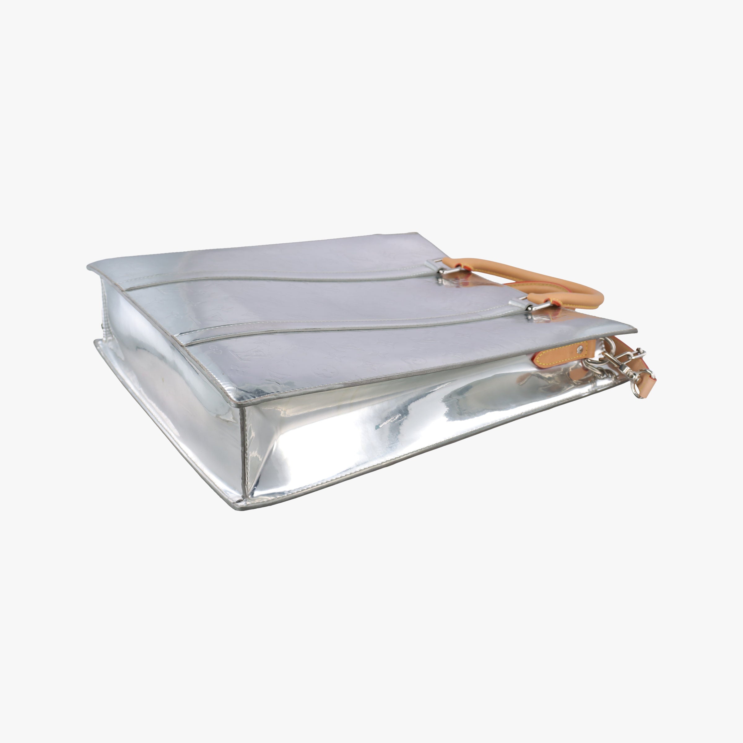 Monogram Mirror Sac Plat 2021AW Silver PVC coated canvas M45884 モノグラム ミラー サックプラ 2021AW シルバー PVCコーティングキャンバス M45884
