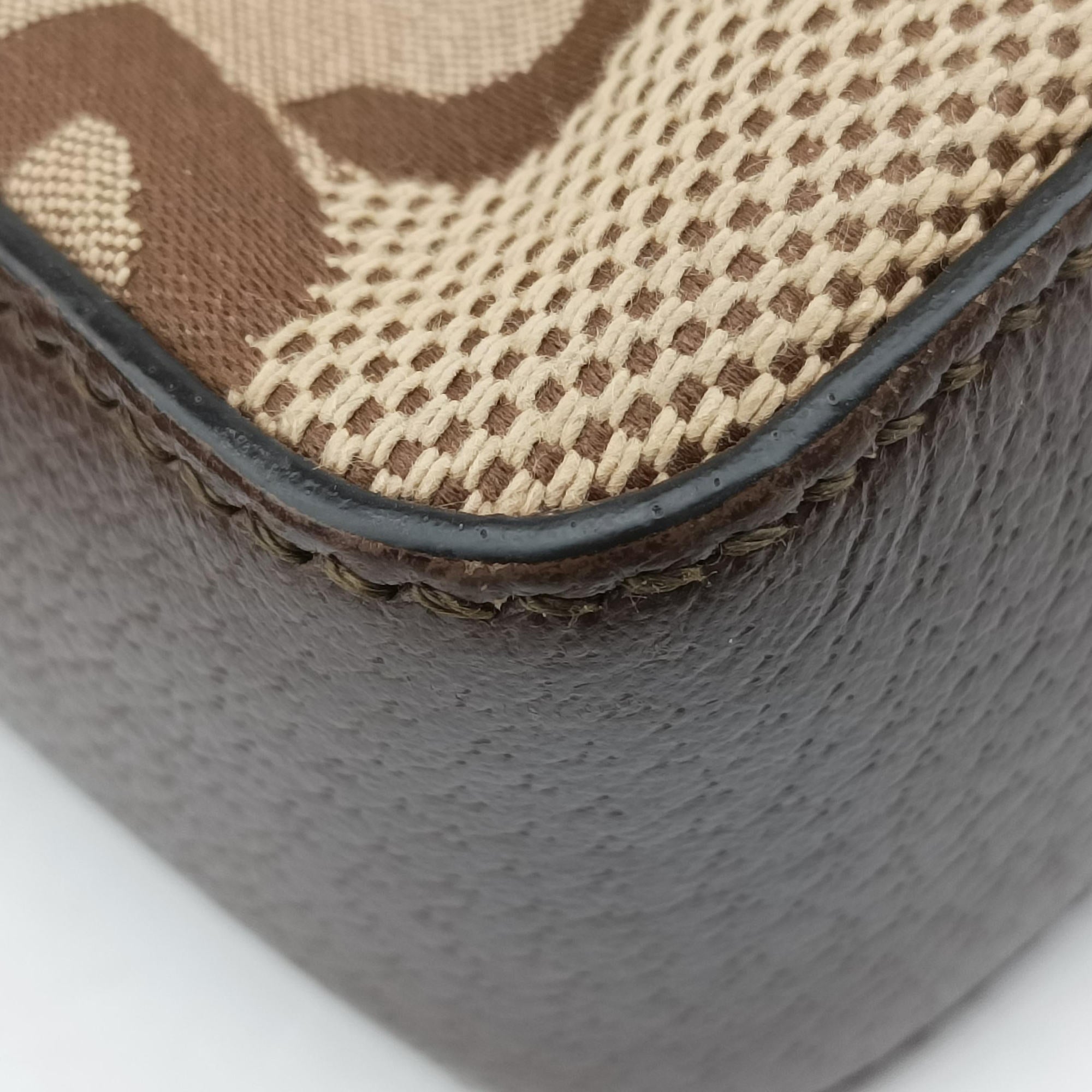 Jumbo GG Messenger brown canvas×leather 675891 I036573136ジャンボGG メッセンジャー ブラウン キャンバス×レザー 675891 I036573136